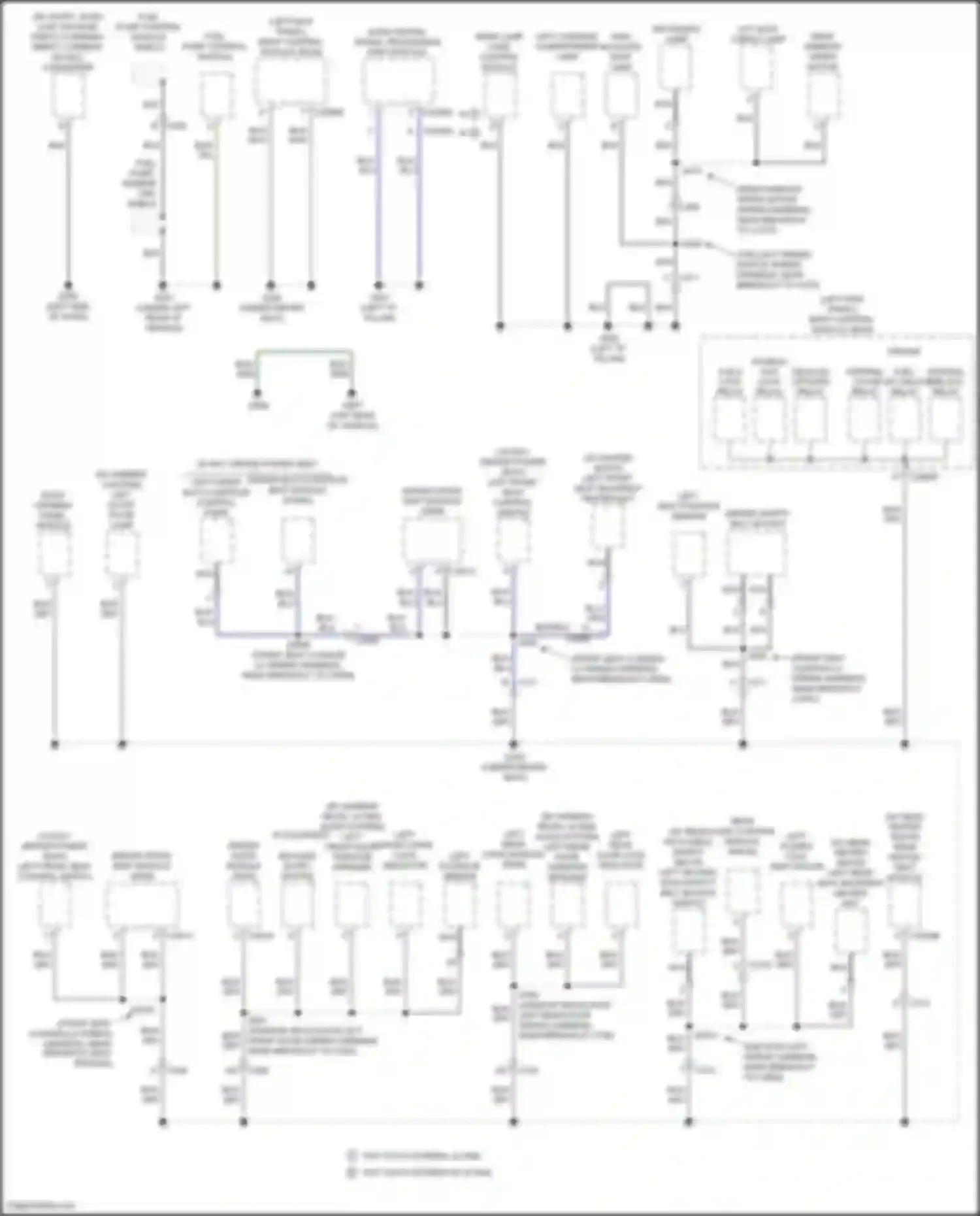 Wiring diagram high mounted stop lamp for Lincoln MKX II (2015-2018) (2 of 2)