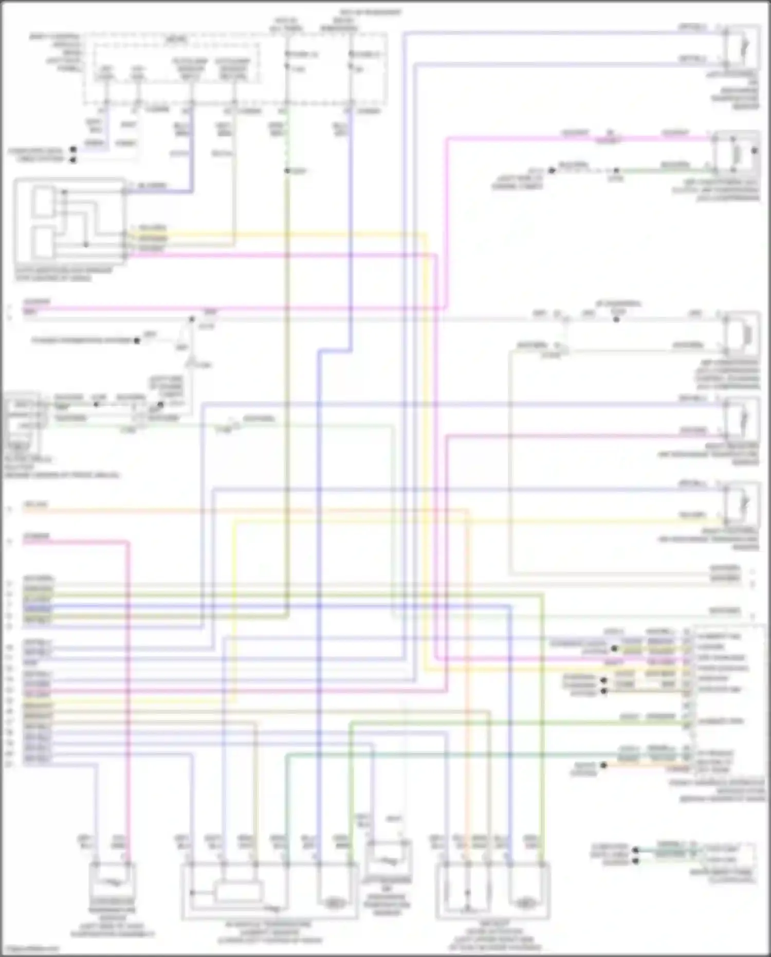 Wiring diagram in-vehicle temperature/ humidity sensor for Lincoln MKX II (2015-2018) (1 of 2)