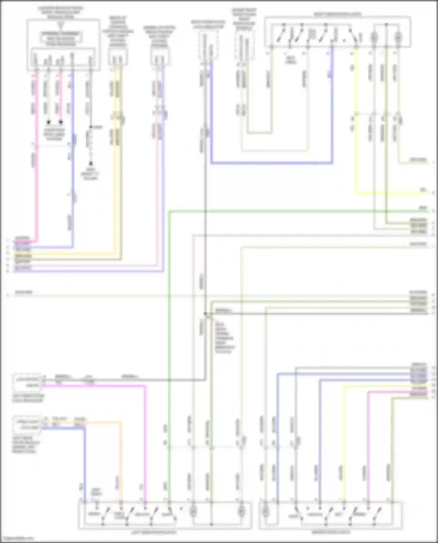 Wiring diagram internal antenna rke receiver for Lincoln MKX II (2015-2018) (1 of 3)
