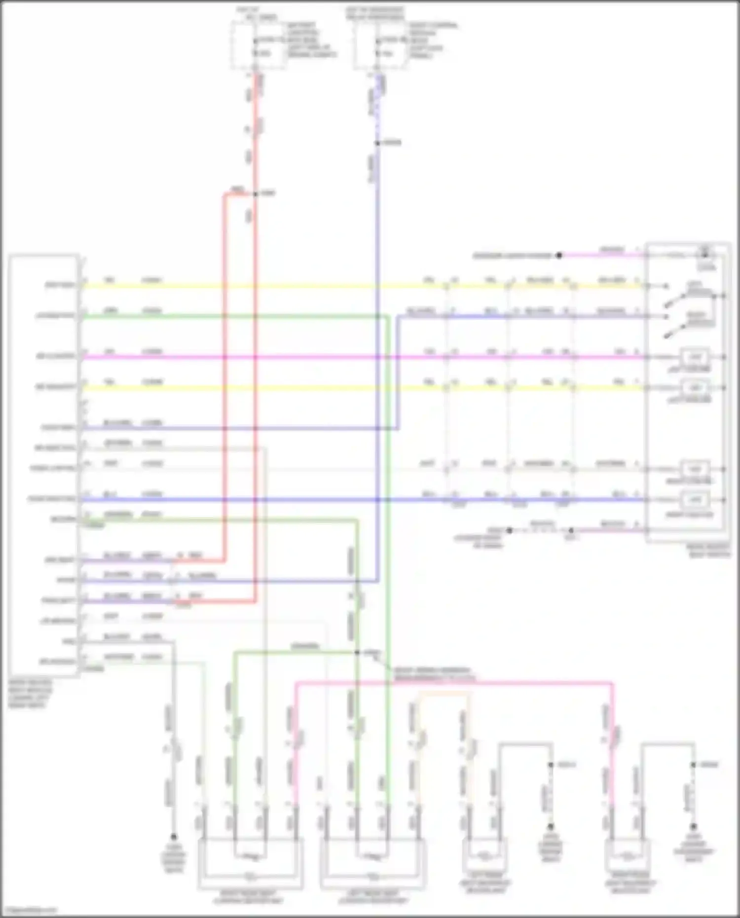 Wiring diagram left high ind for Lincoln MKX II (2015-2018) (1 of 1)