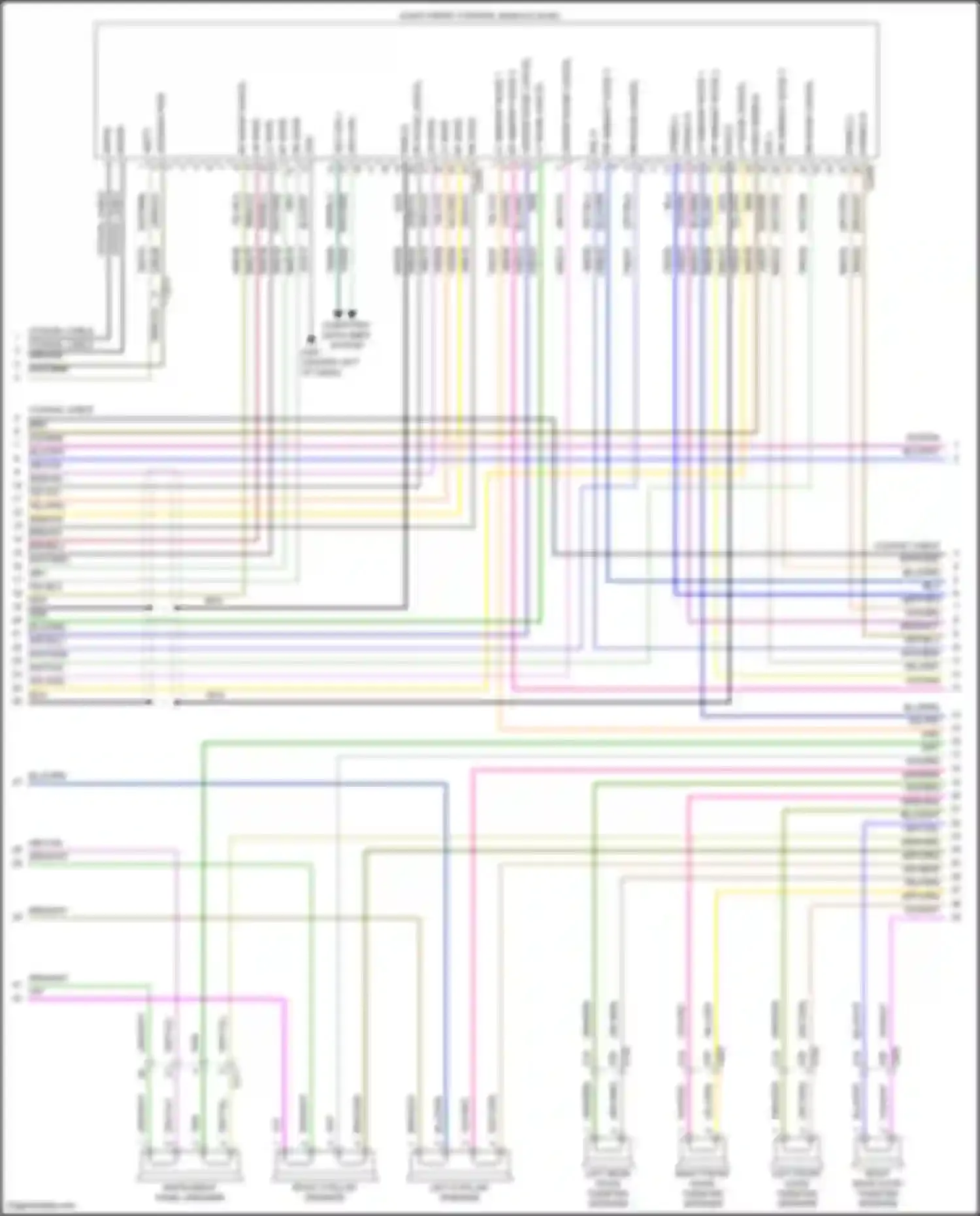 Wiring diagram lf spkr for Lincoln MKX II (2015-2018) (2 of 6)