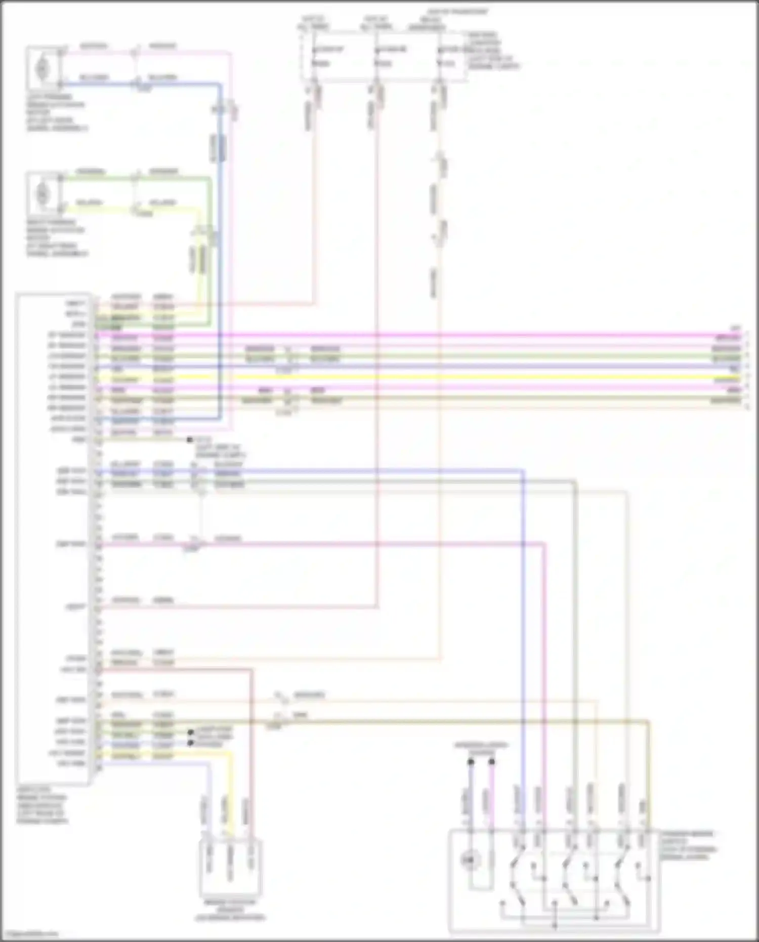 Wiring diagram lr sensor hi for Lincoln MKX II (2015-2018) (1 of 1)