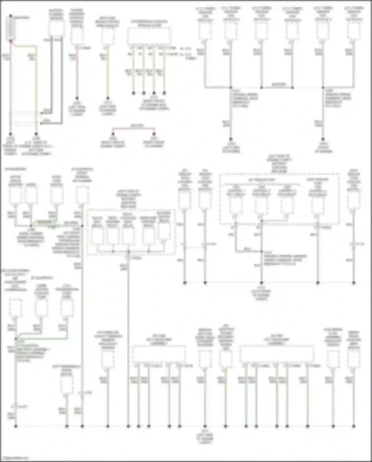 Wiring diagram multi- contour seat relay for Lincoln MKX II (2015-2018) (2 of 5)