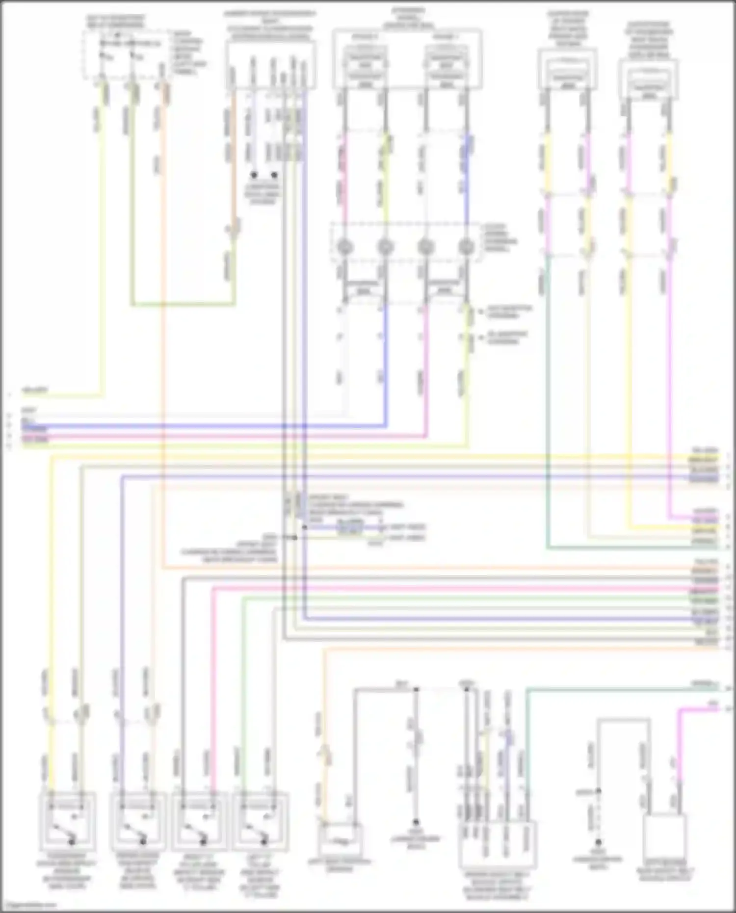 Wiring diagram shorting bar for Lincoln MKX II (2015-2018) (2 of 3)