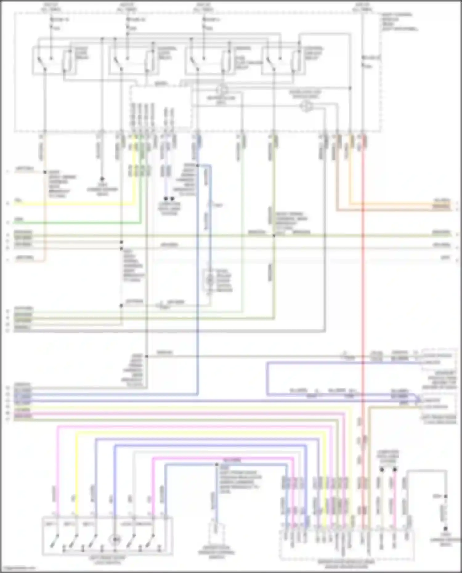 Wiring diagram vio/org for Lincoln MKX II (2015-2018) (7 of 85)