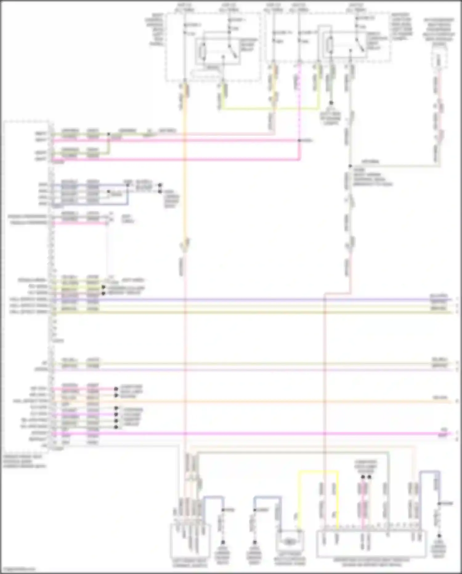 Wiring diagram yel/blu for Lincoln MKX II (2015-2018) (24 of 43)