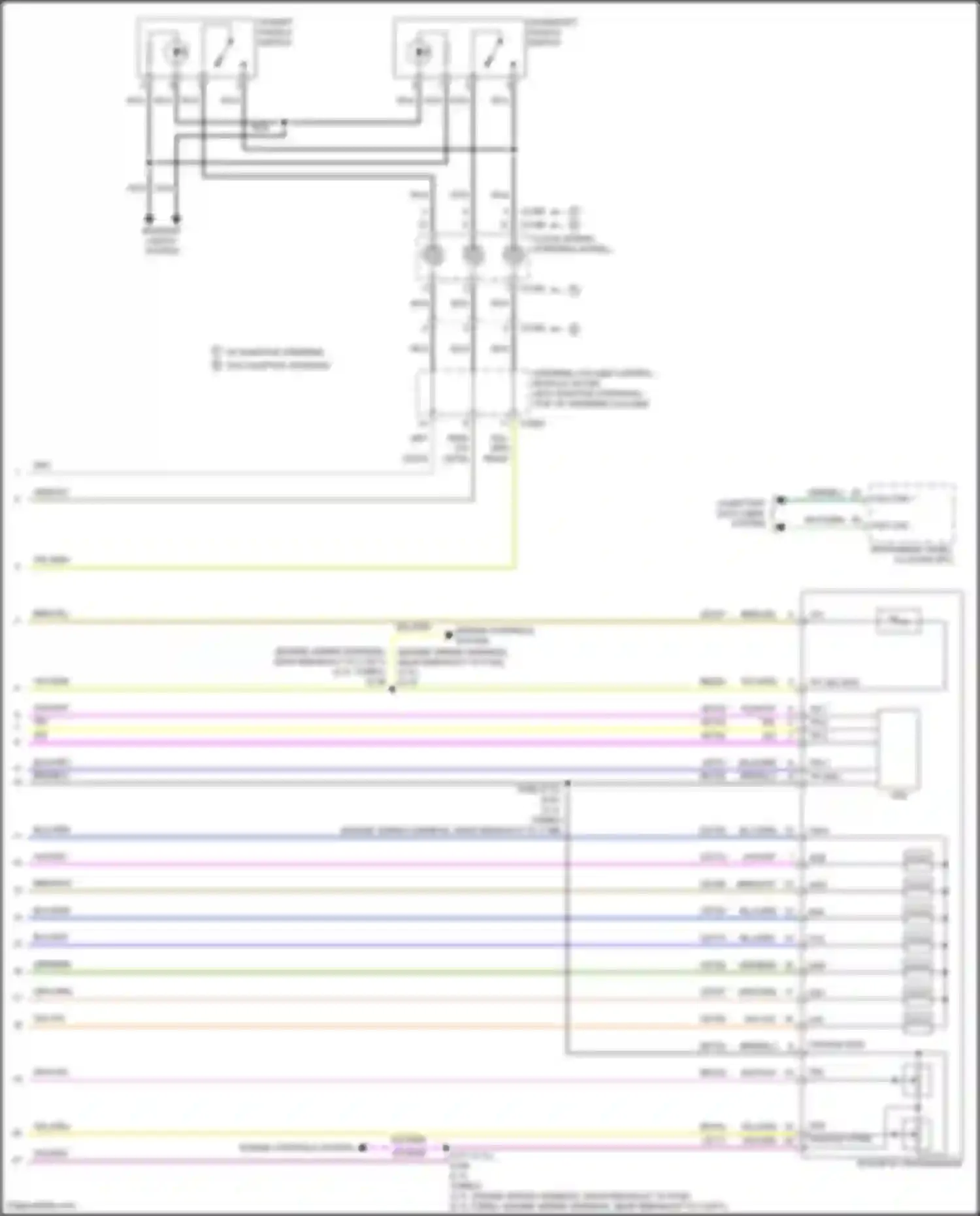 Wiring diagram yel/org for Lincoln MKX II (2015-2018) (32 of 67)