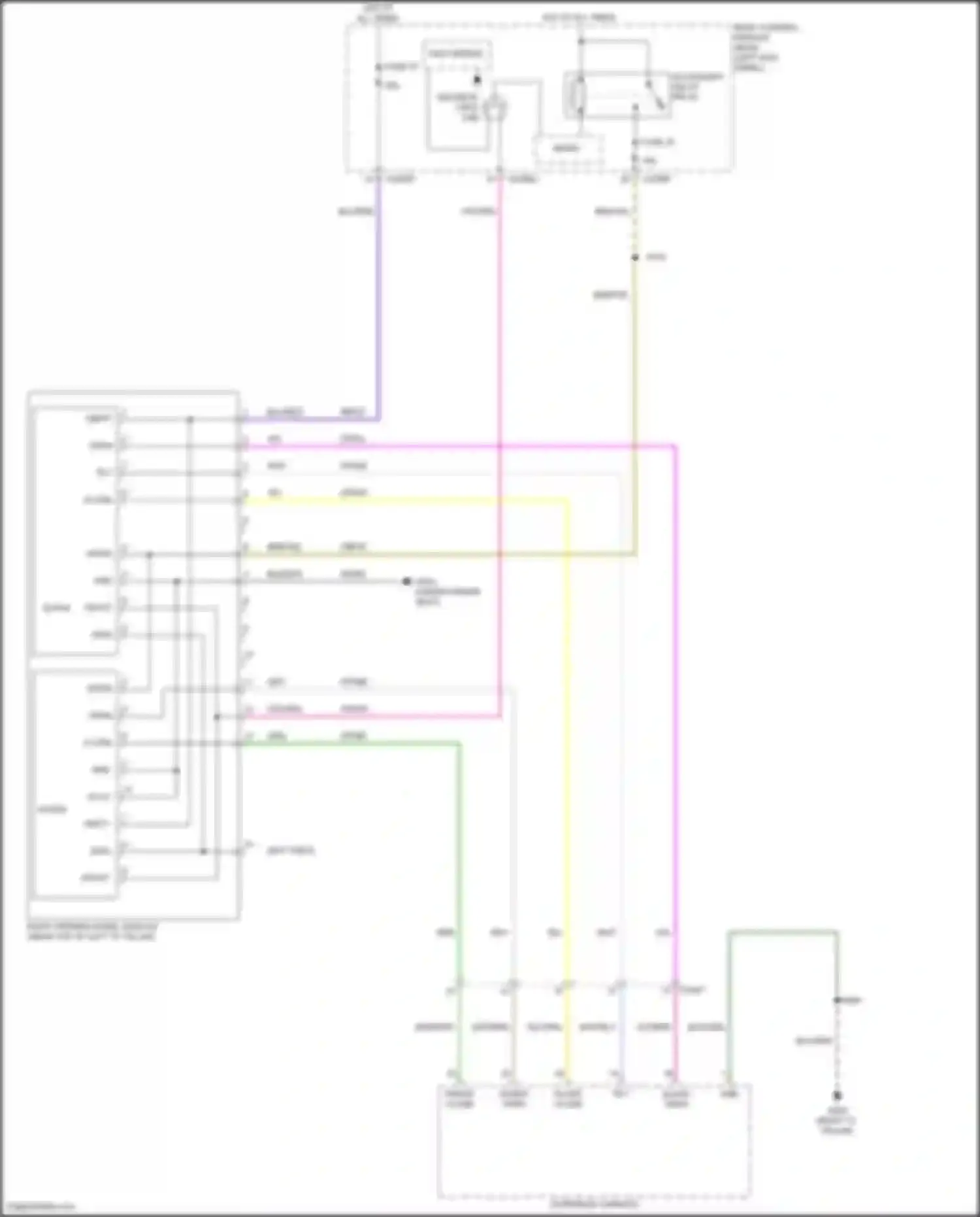 Wiring diagram yel/org for Lincoln MKX II (2015-2018) (38 of 67)