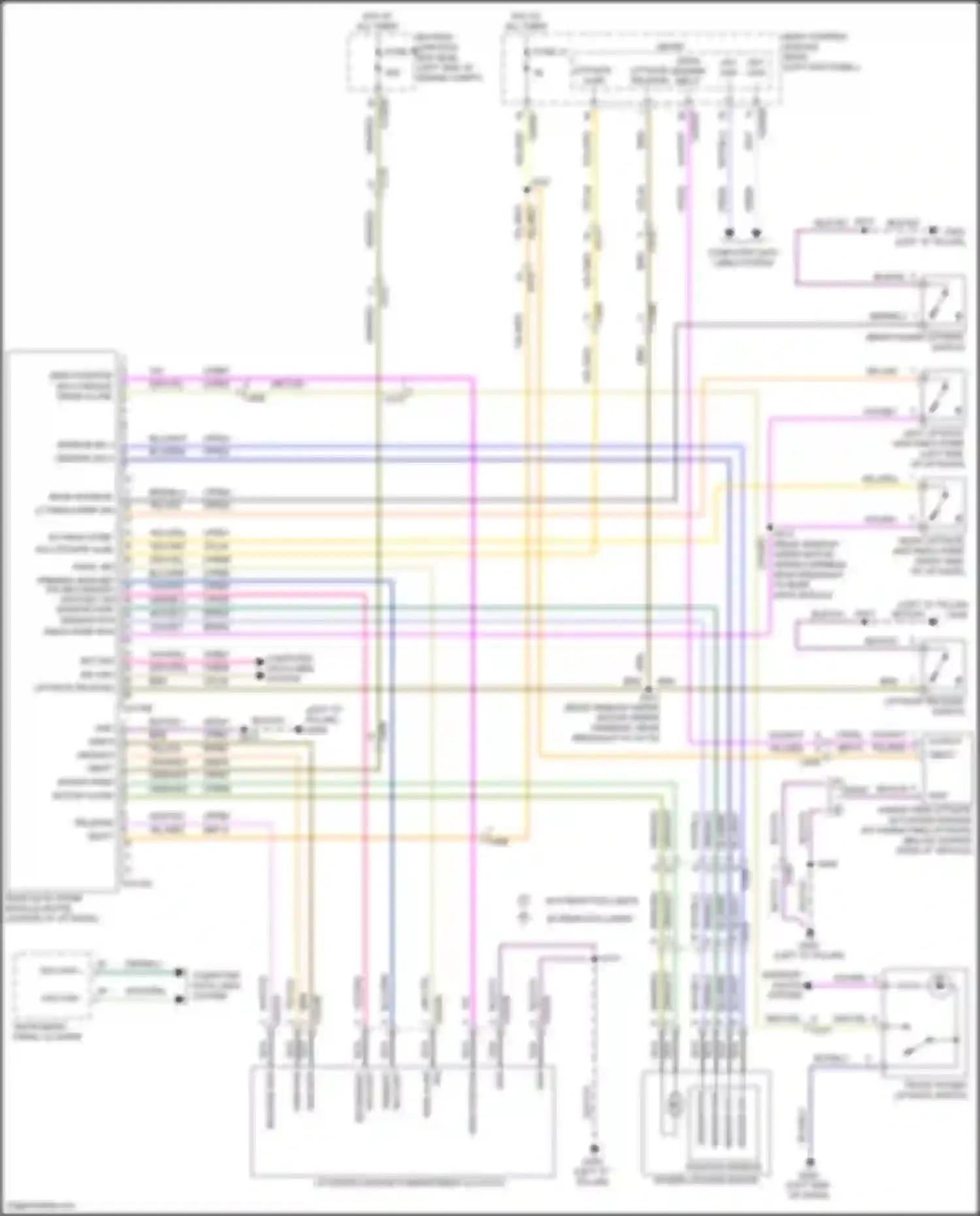 Wiring diagram yel/red for Lincoln MKX II (2015-2018) (25 of 29)