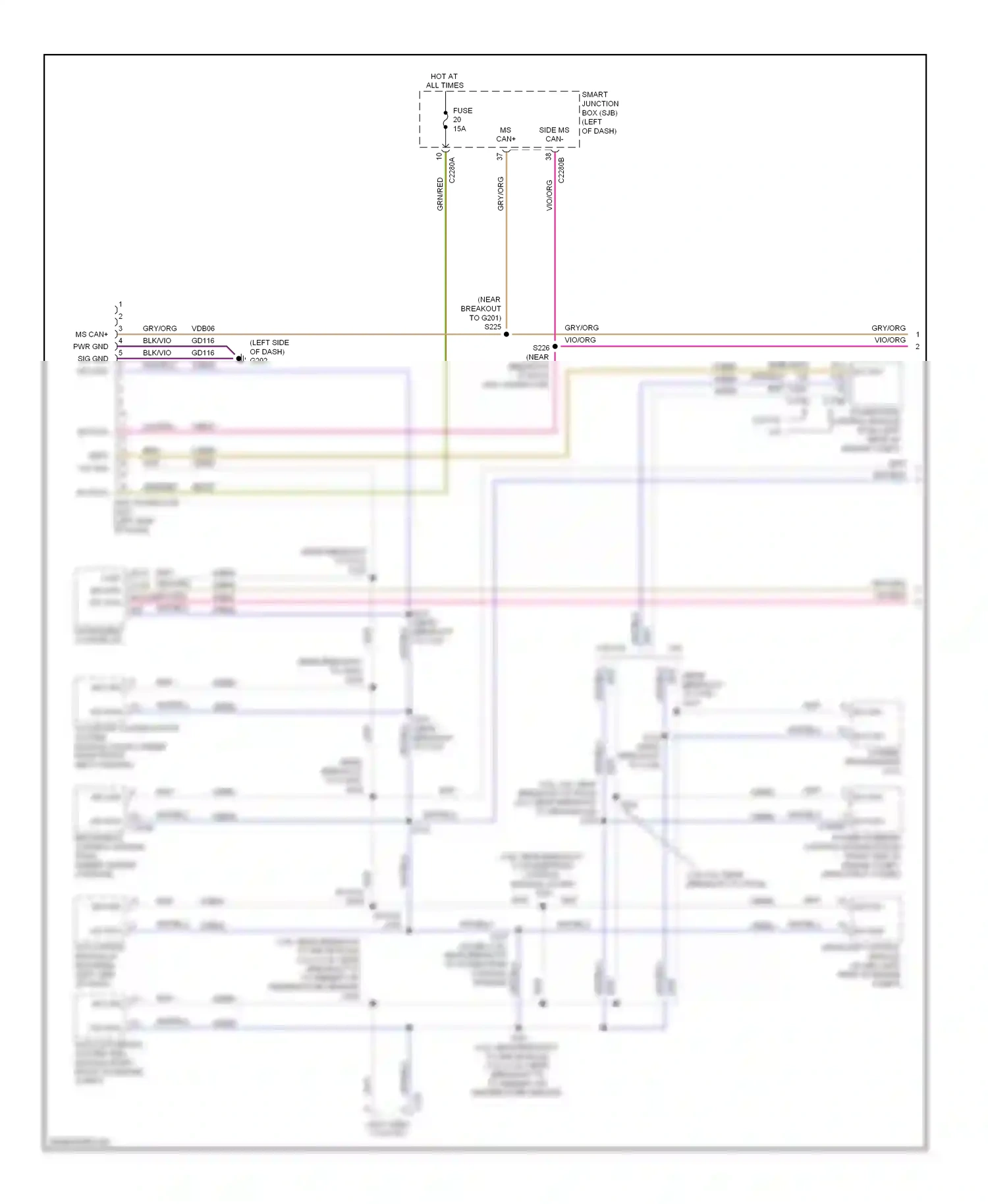 Lincoln MKZ I facelift (2009-2012) brn wiring diagram  (2 of 35)