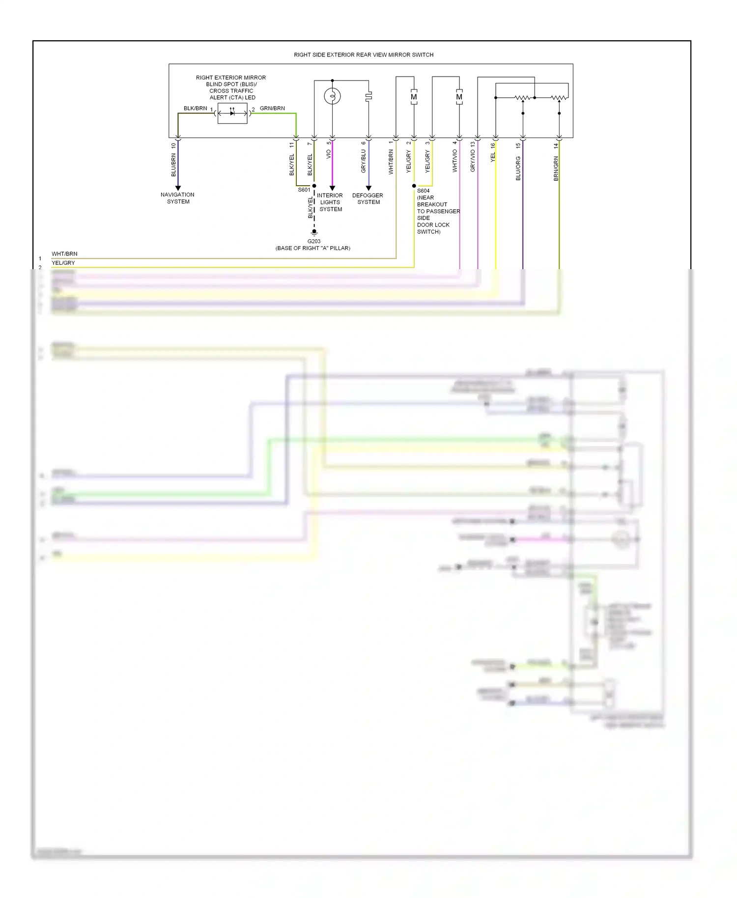 Lincoln MKZ I facelift (2009-2012) brn wiring diagram  (18 of 35)