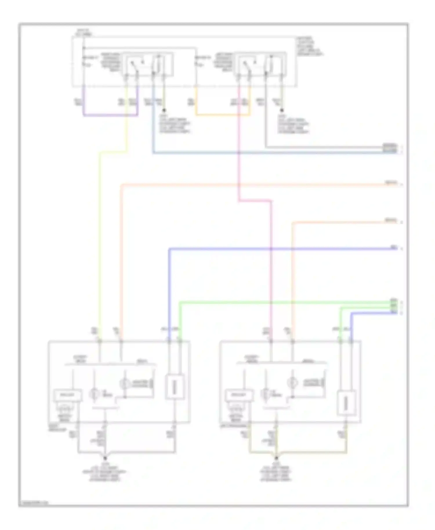 Wiring diagram hid low beam left headlamp for Lincoln MKZ I facelift (2009-2012) (1 of 1)