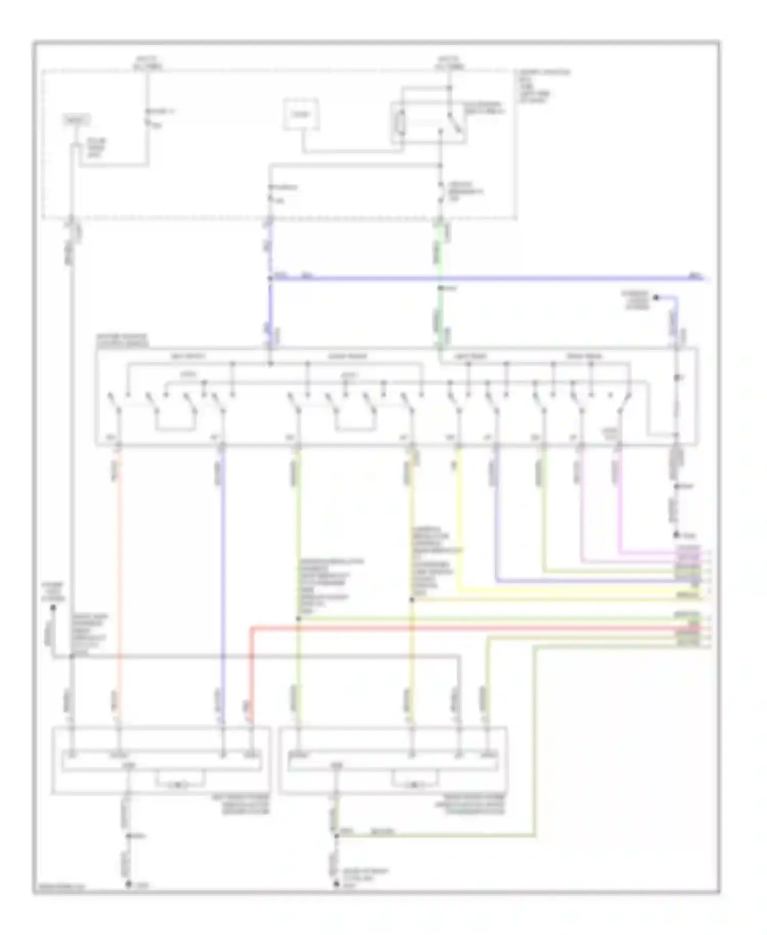 Wiring diagram micro - for Lincoln MKZ I facelift (2009-2012) (1 of 2)