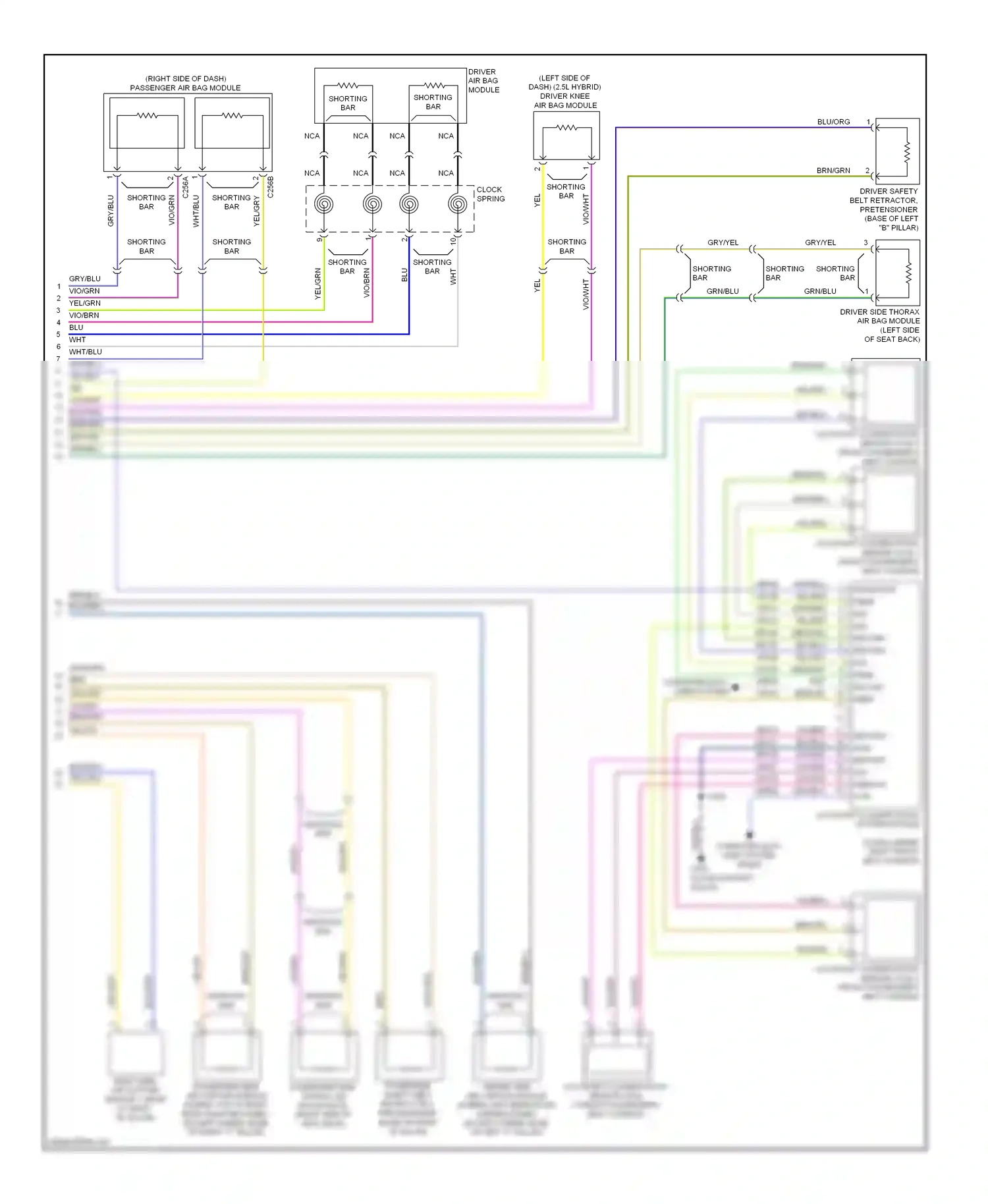 Lincoln MKZ I facelift (2009-2012) nca wiring diagram  (16 of 17)