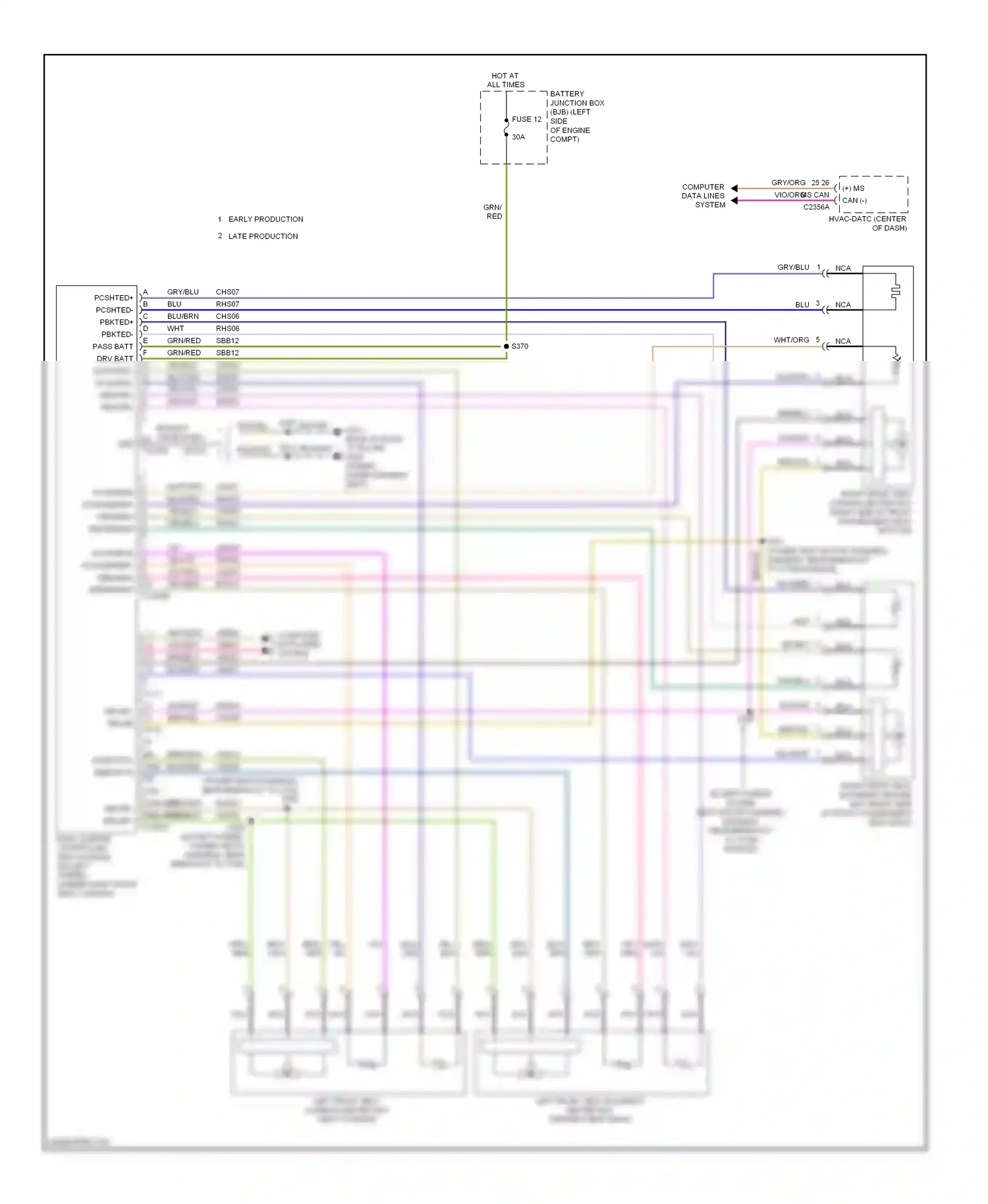 Lincoln MKZ I facelift (2009-2012) nca wiring diagram  (13 of 17)