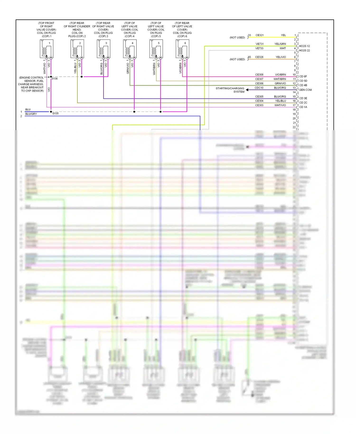 Lincoln MKZ I facelift (2009-2012) vio/brn wiring diagram  (9 of 9)