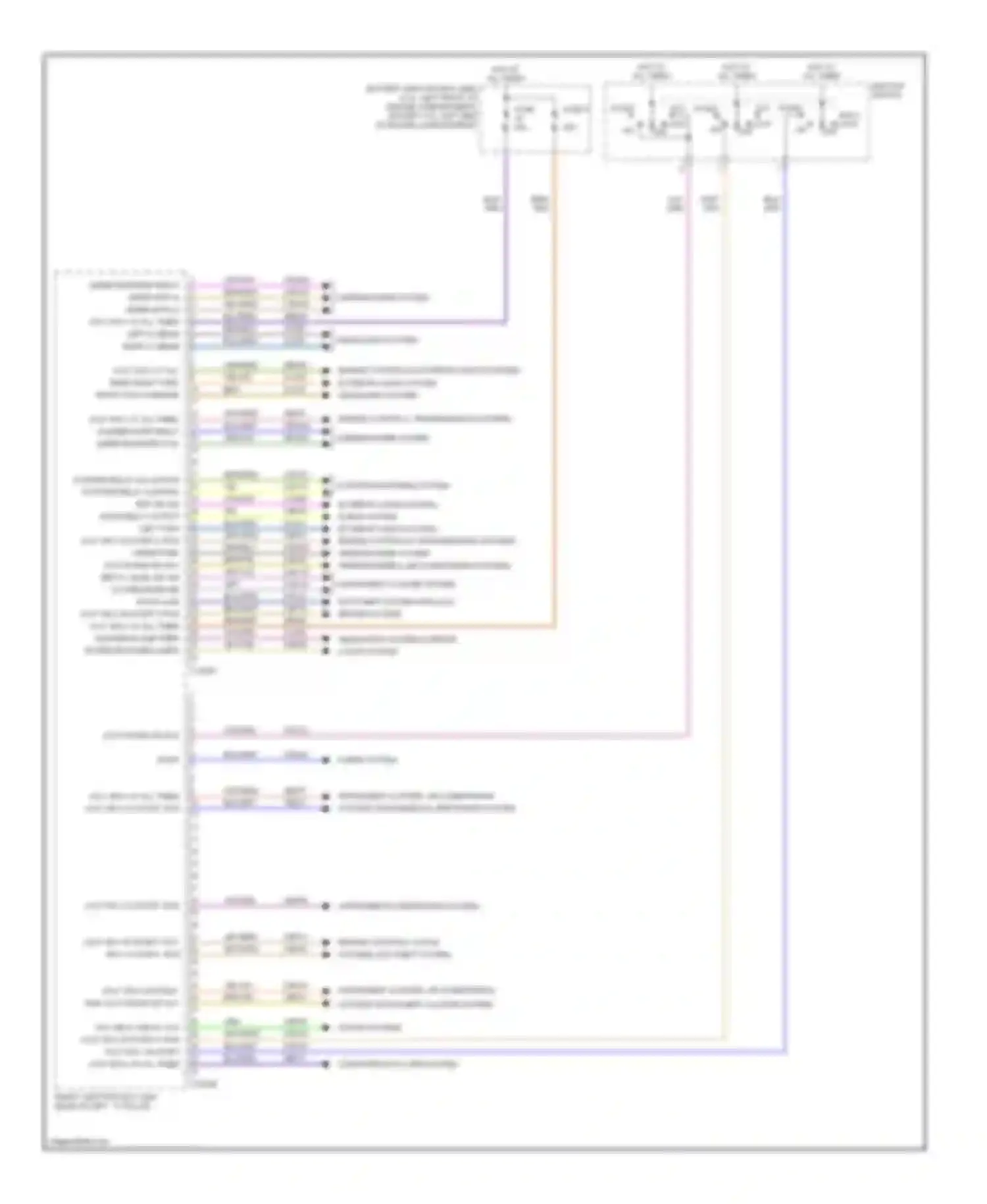 MKZ Lincoln I (2006-2009): Body control modules circuit (1 of 2)