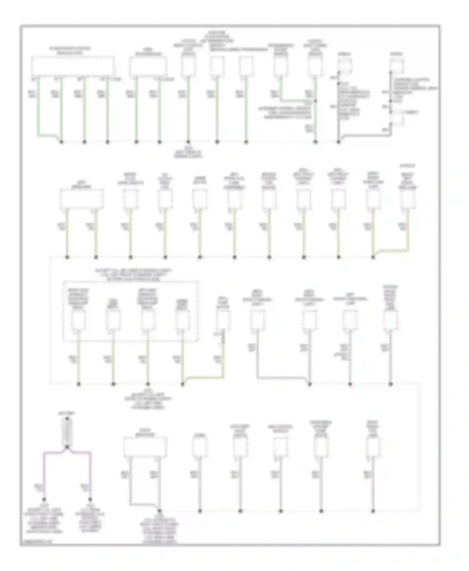 MKZ Lincoln I (2006-2009): Ground distribution circuit (1 of 4)