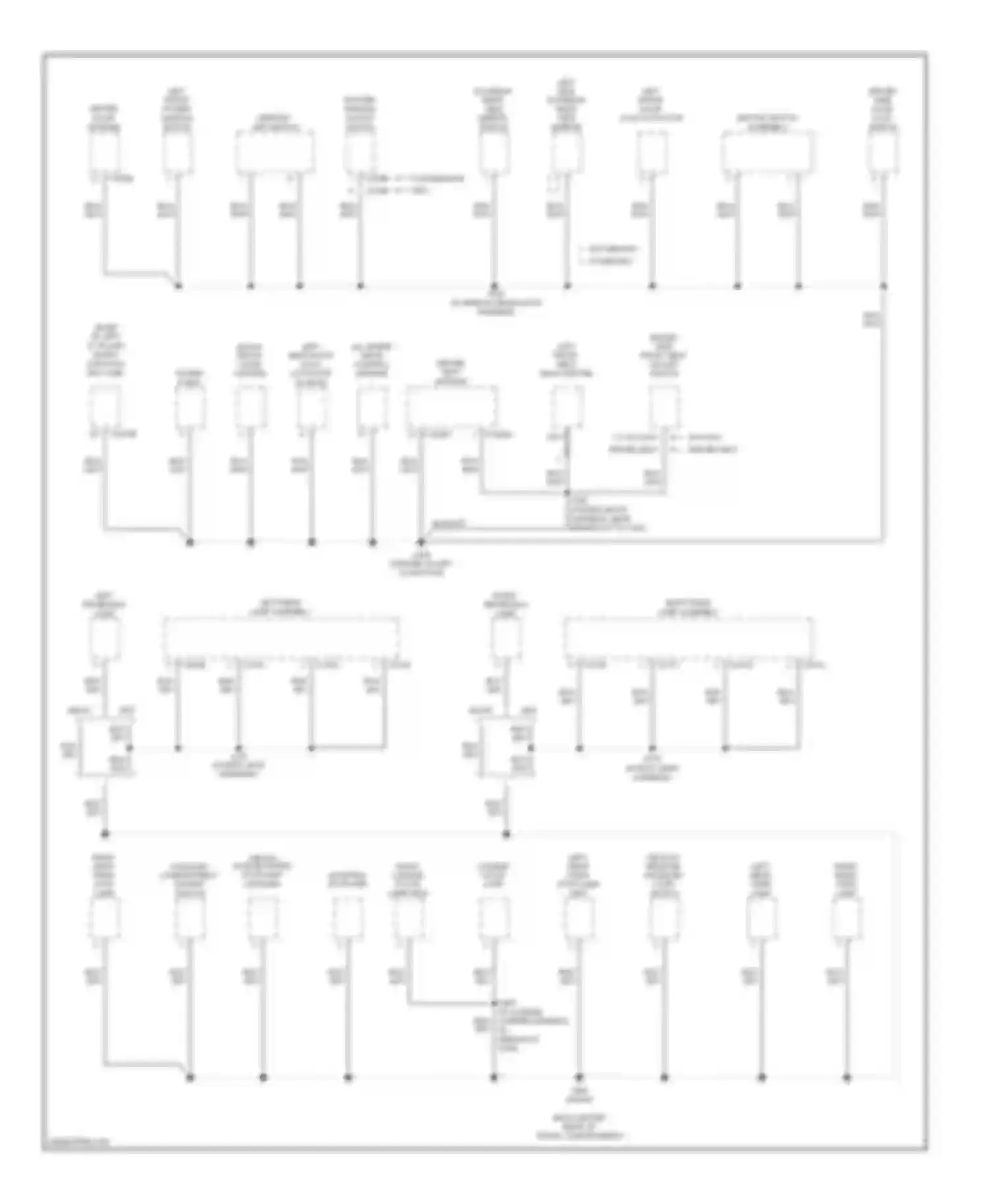 MKZ Lincoln I (2006-2009): Ground distribution circuit (3 of 4)