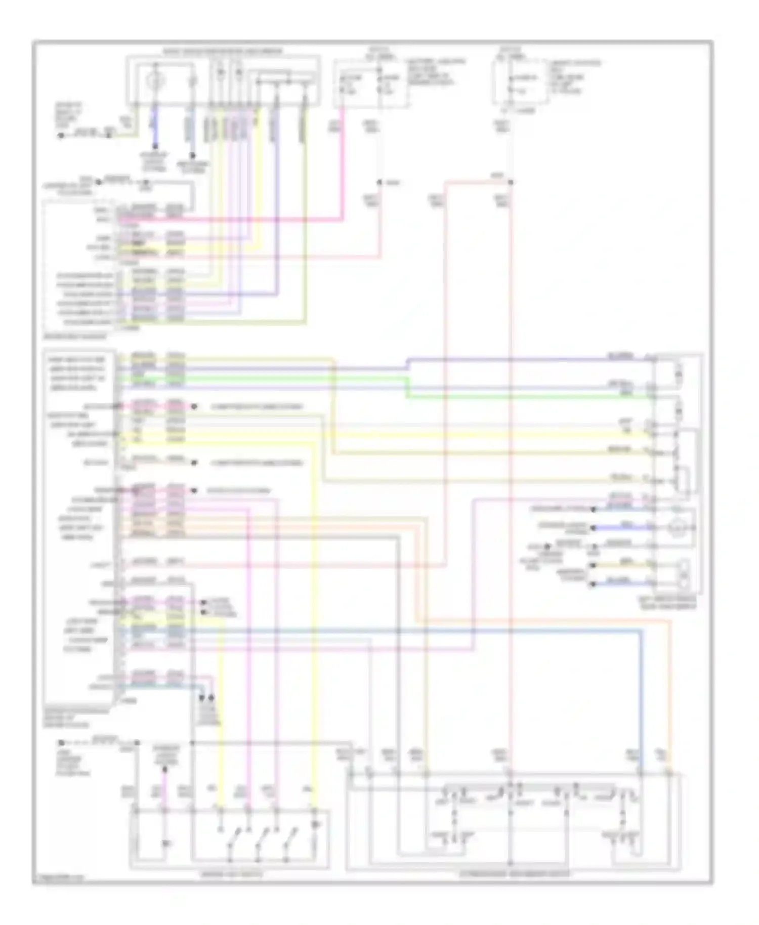MKZ Lincoln I (2006-2009): Memory mirrors circuit