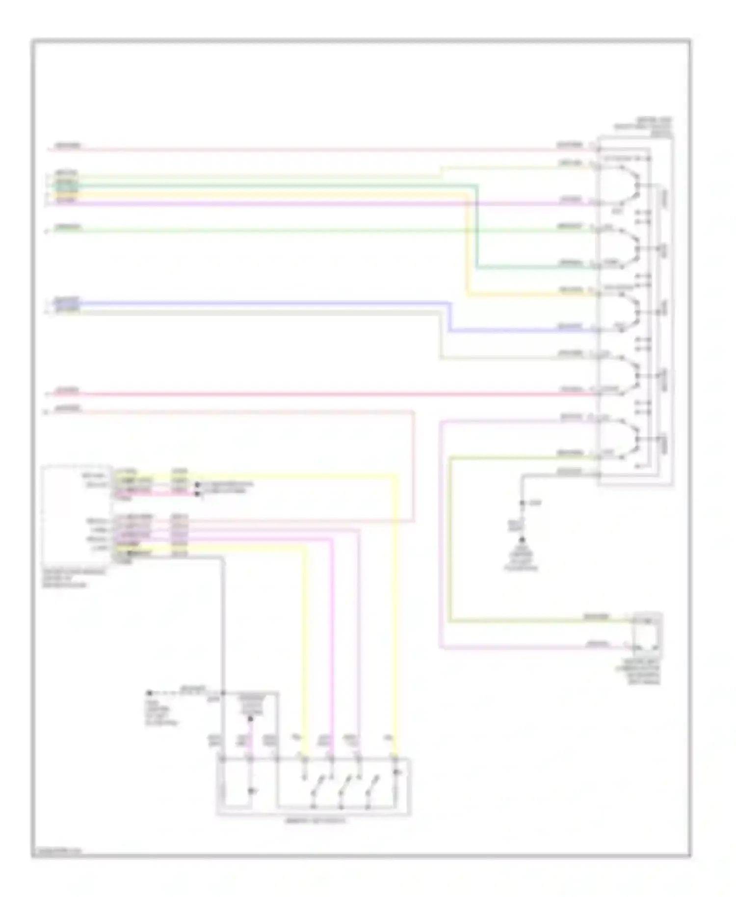 MKZ Lincoln I (2006-2009): Memory seat circuit (2 of 2)