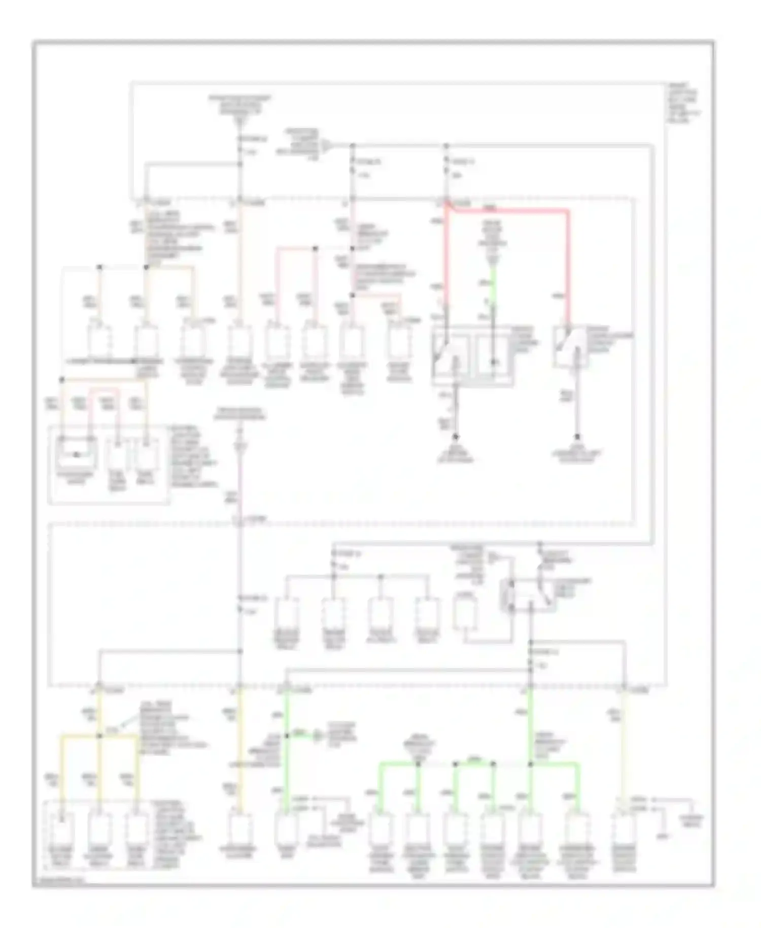 MKZ Lincoln I (2006-2009): Power distribution circuit (3 of 3)