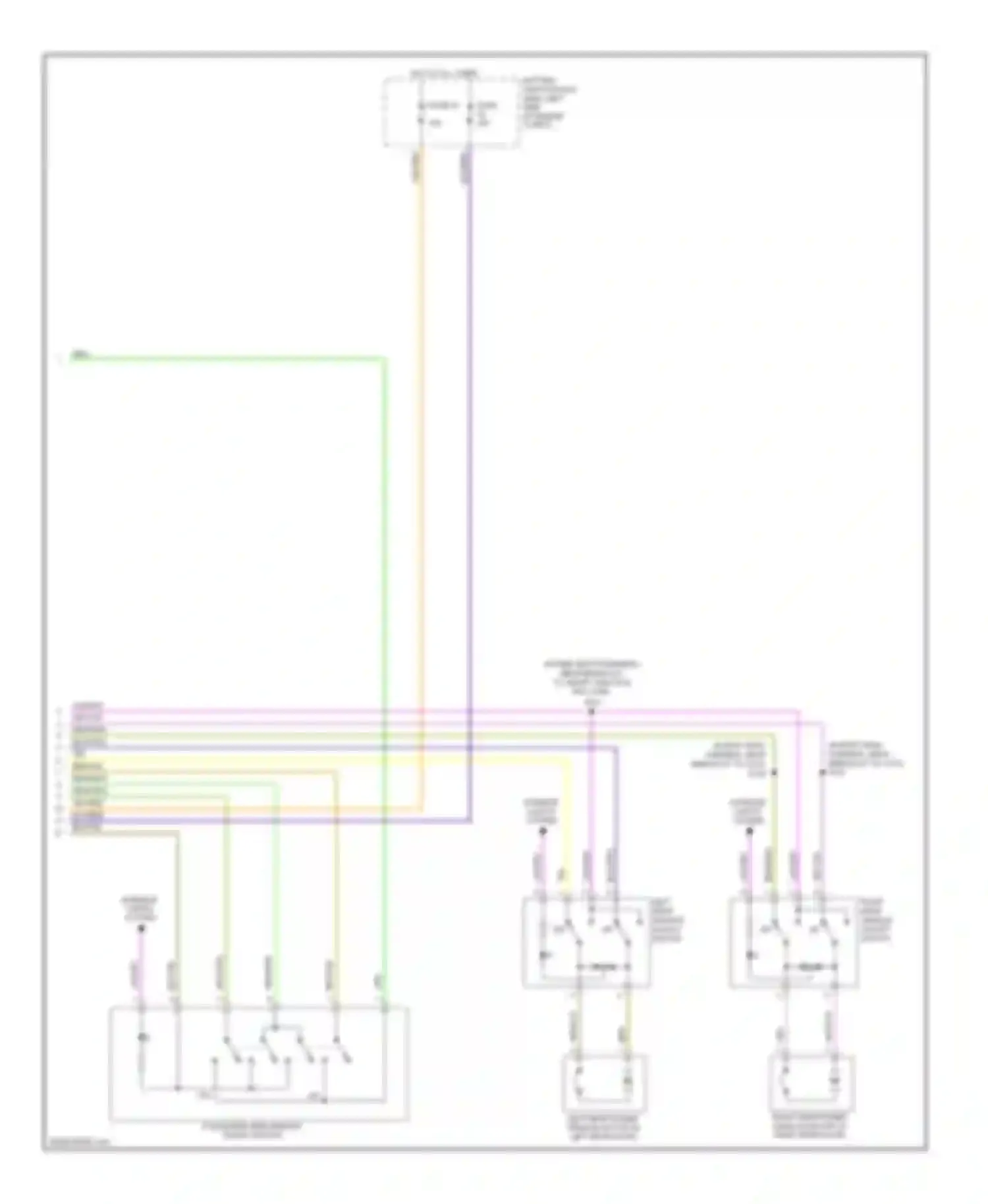 MKZ Lincoln I (2006-2009): Power windows circuit (2 of 2)