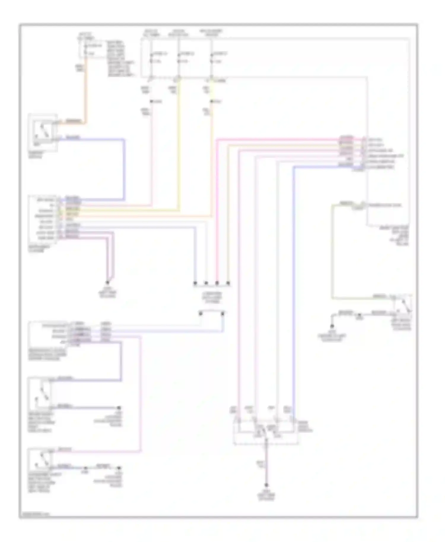 MKZ Lincoln I (2006-2009): Warning systems circuit