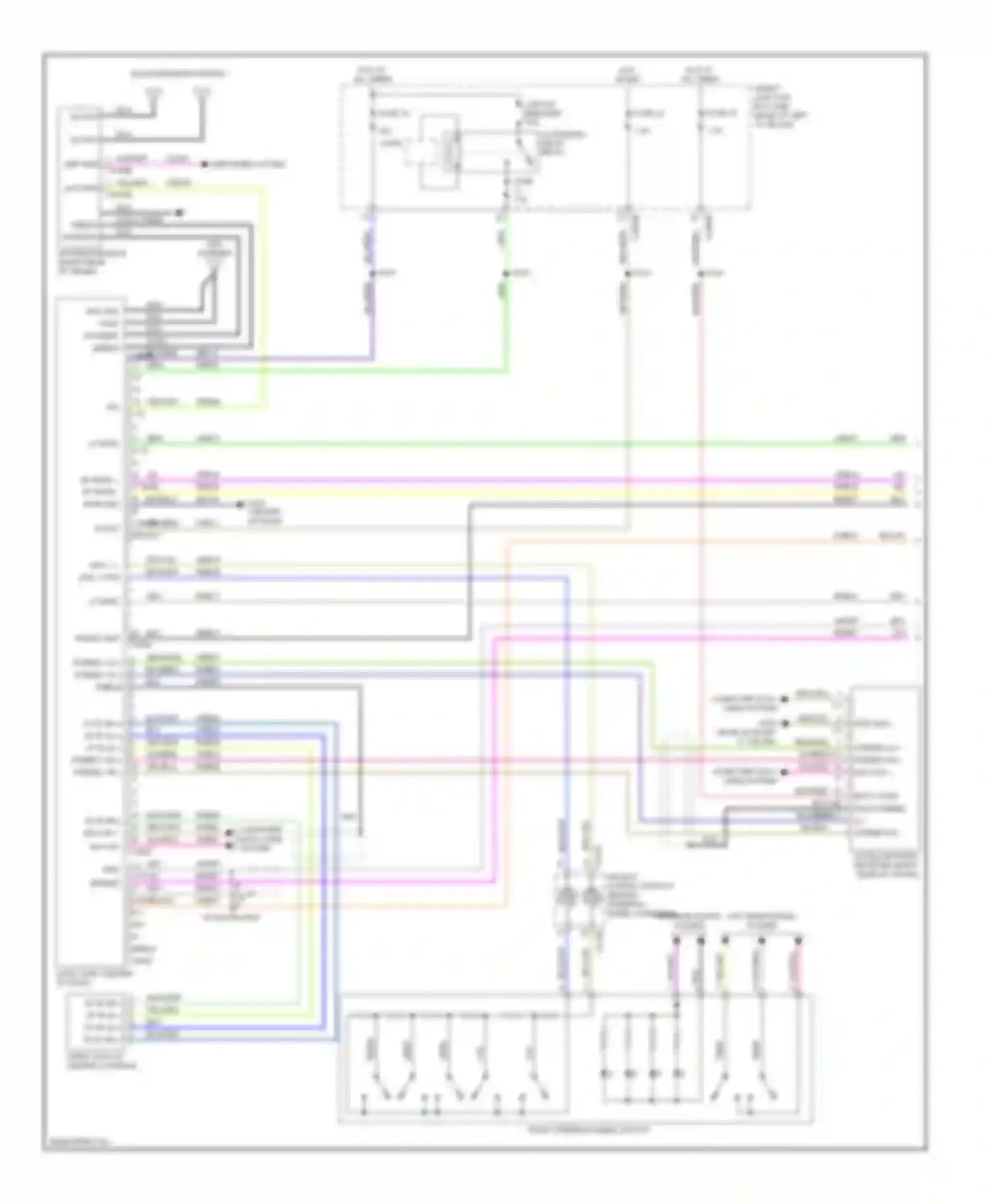 Wiring diagram blk/yel for Lincoln MKZ I (2006-2009) (26 of 27)