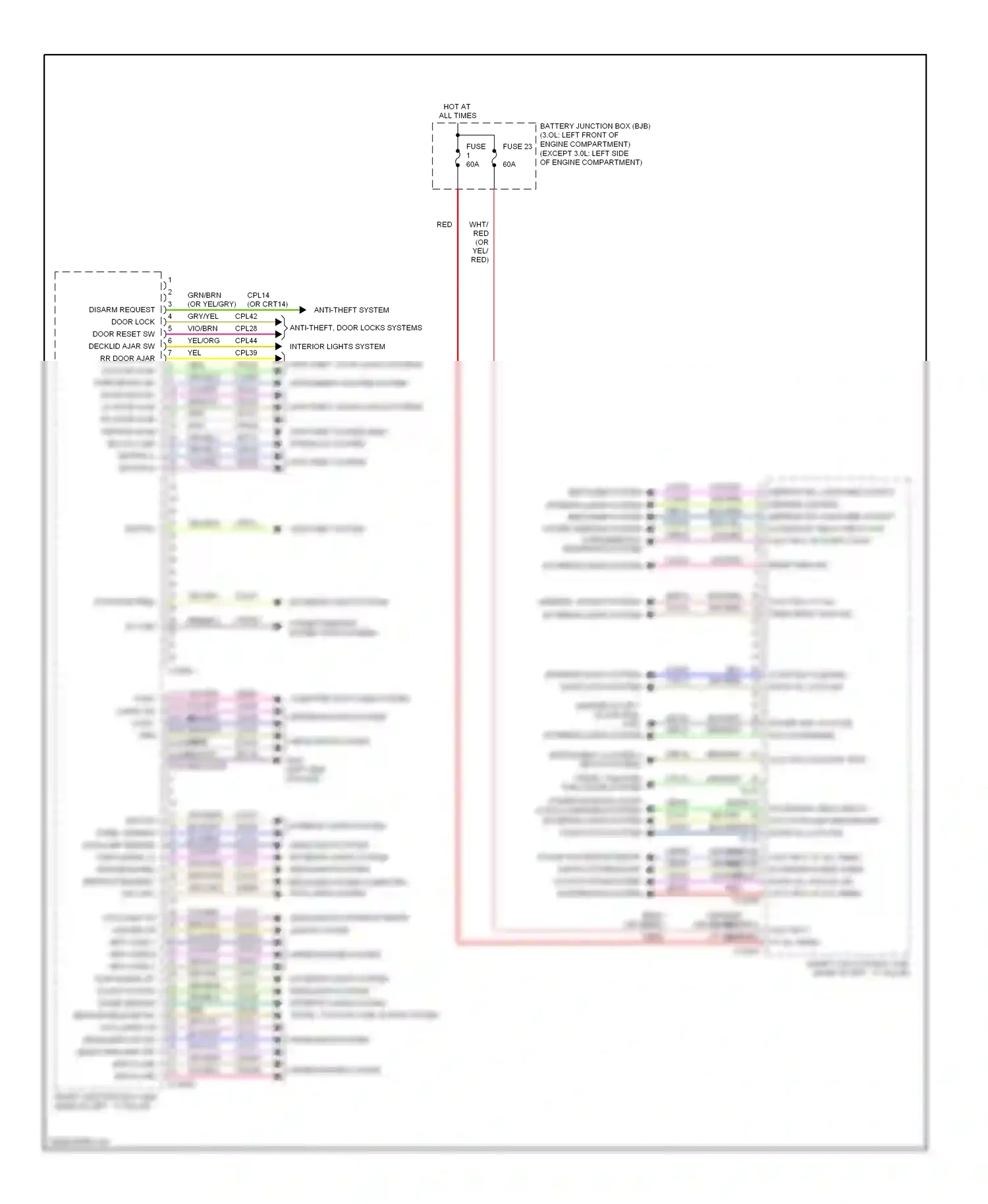 Lincoln MKZ I (2006-2009) blu wiring diagram  (5 of 47)