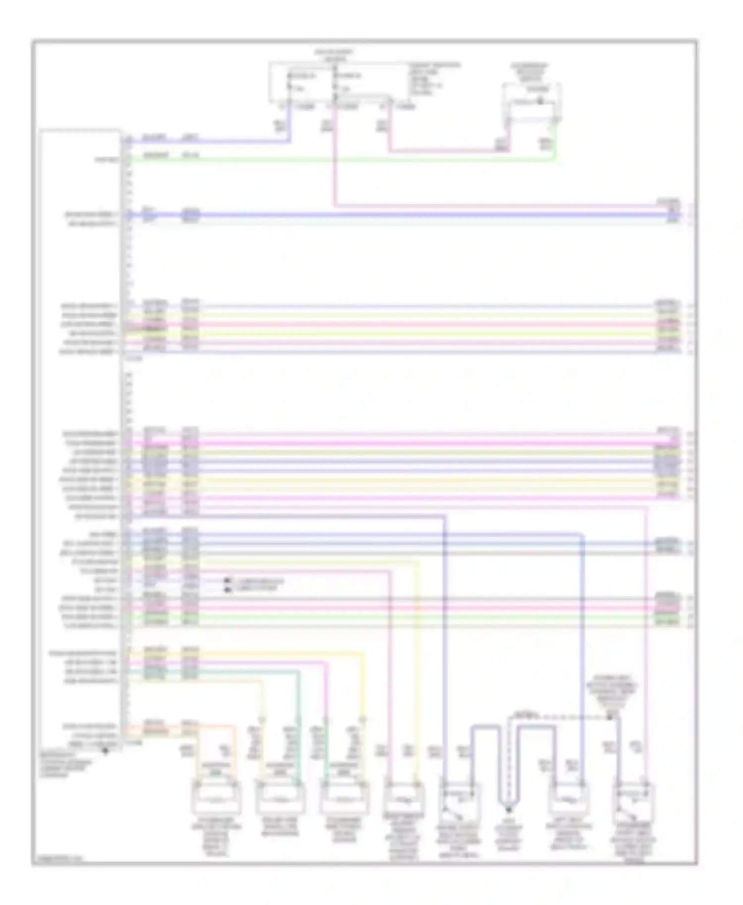 Wiring diagram blu/gry for Lincoln MKZ I (2006-2009) (15 of 16)