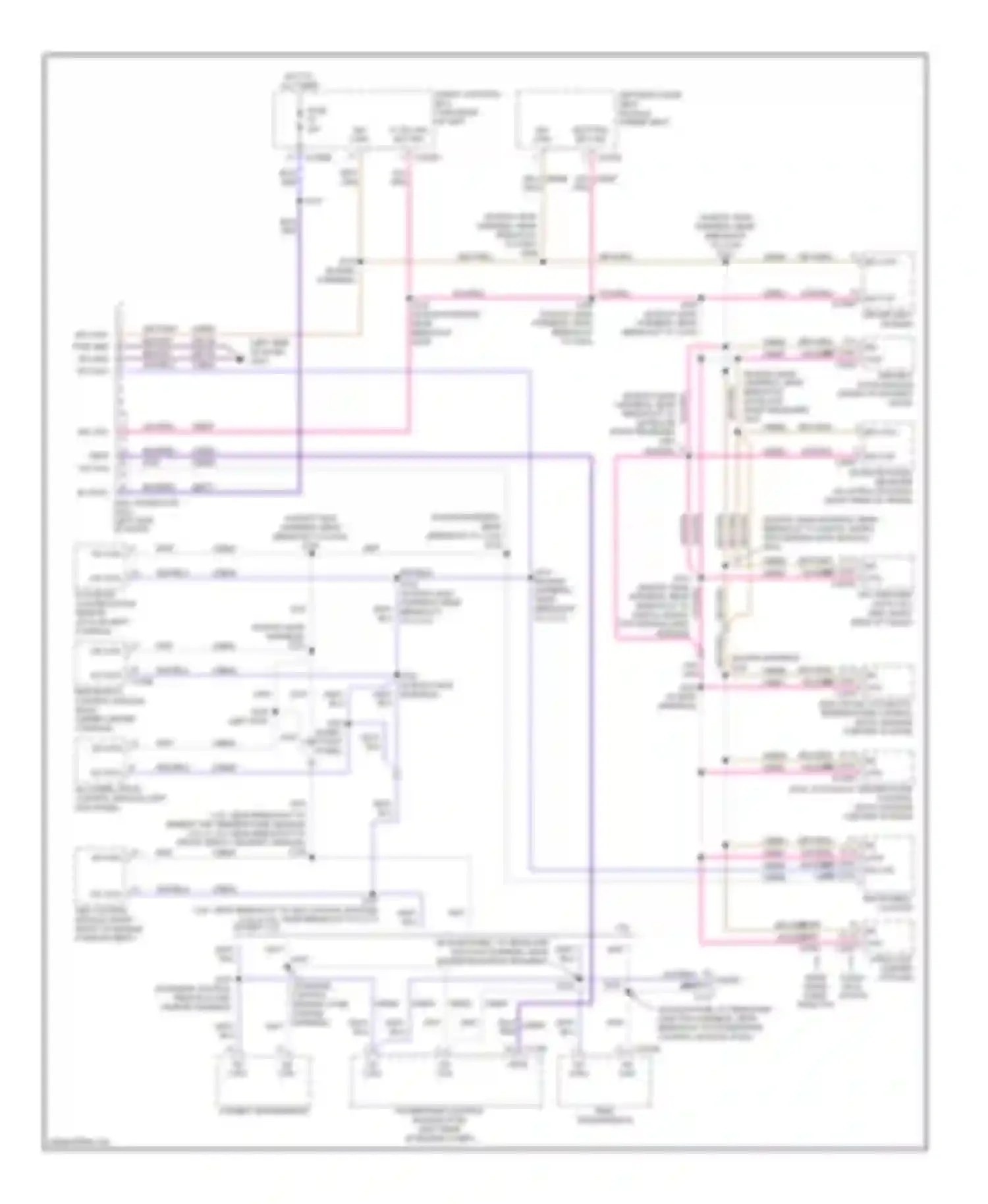 Wiring diagram dual automatic temperature control for Lincoln MKZ I (2006-2009) (1 of 2)