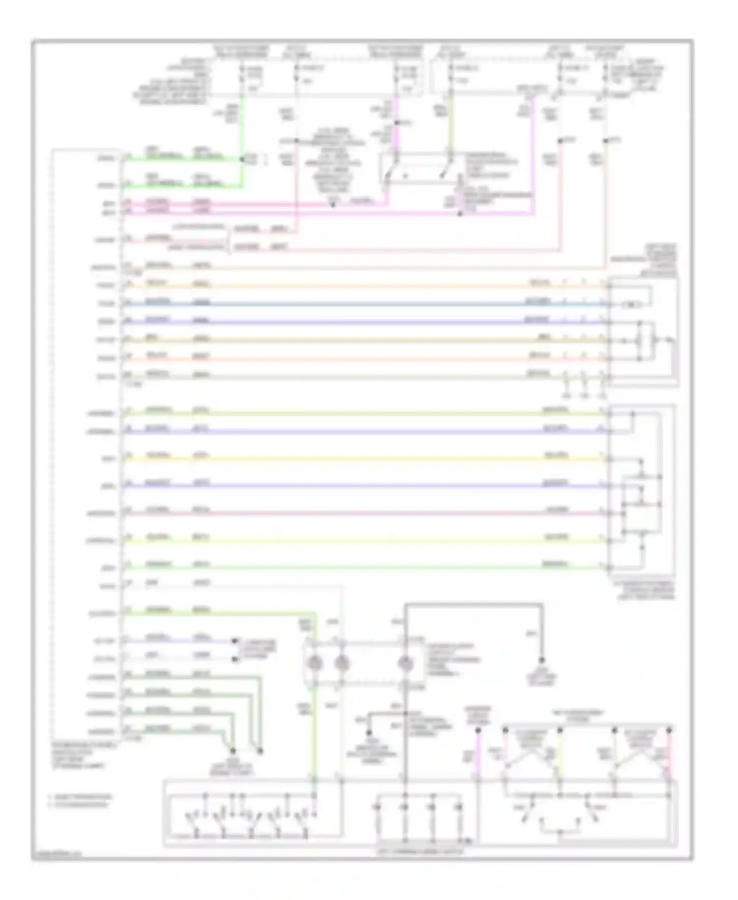 Wiring diagram fuse 44 49 for Lincoln MKZ I (2006-2009) (1 of 1)