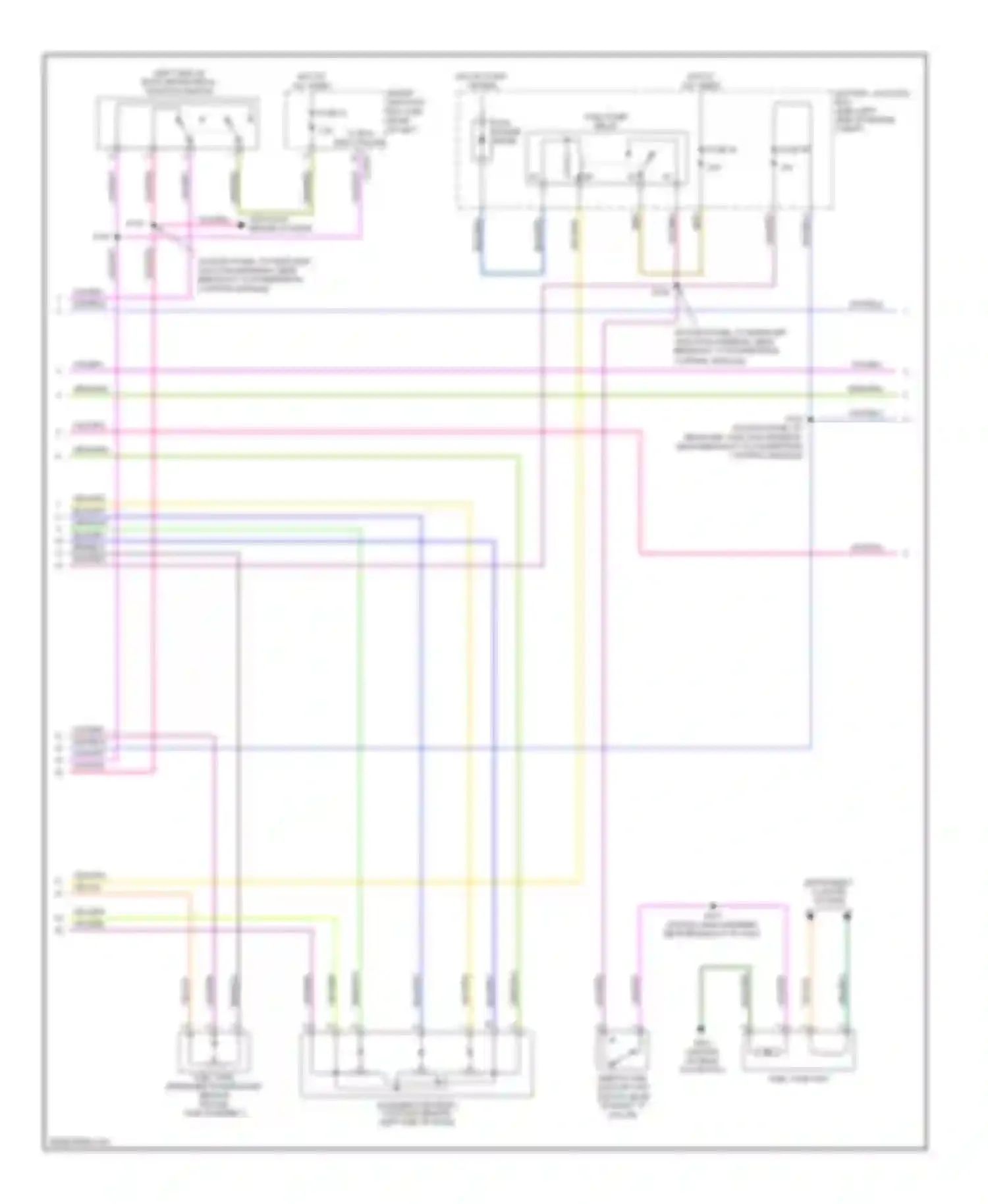 Wiring diagram fuse 46 for Lincoln MKZ I (2006-2009) (1 of 1)