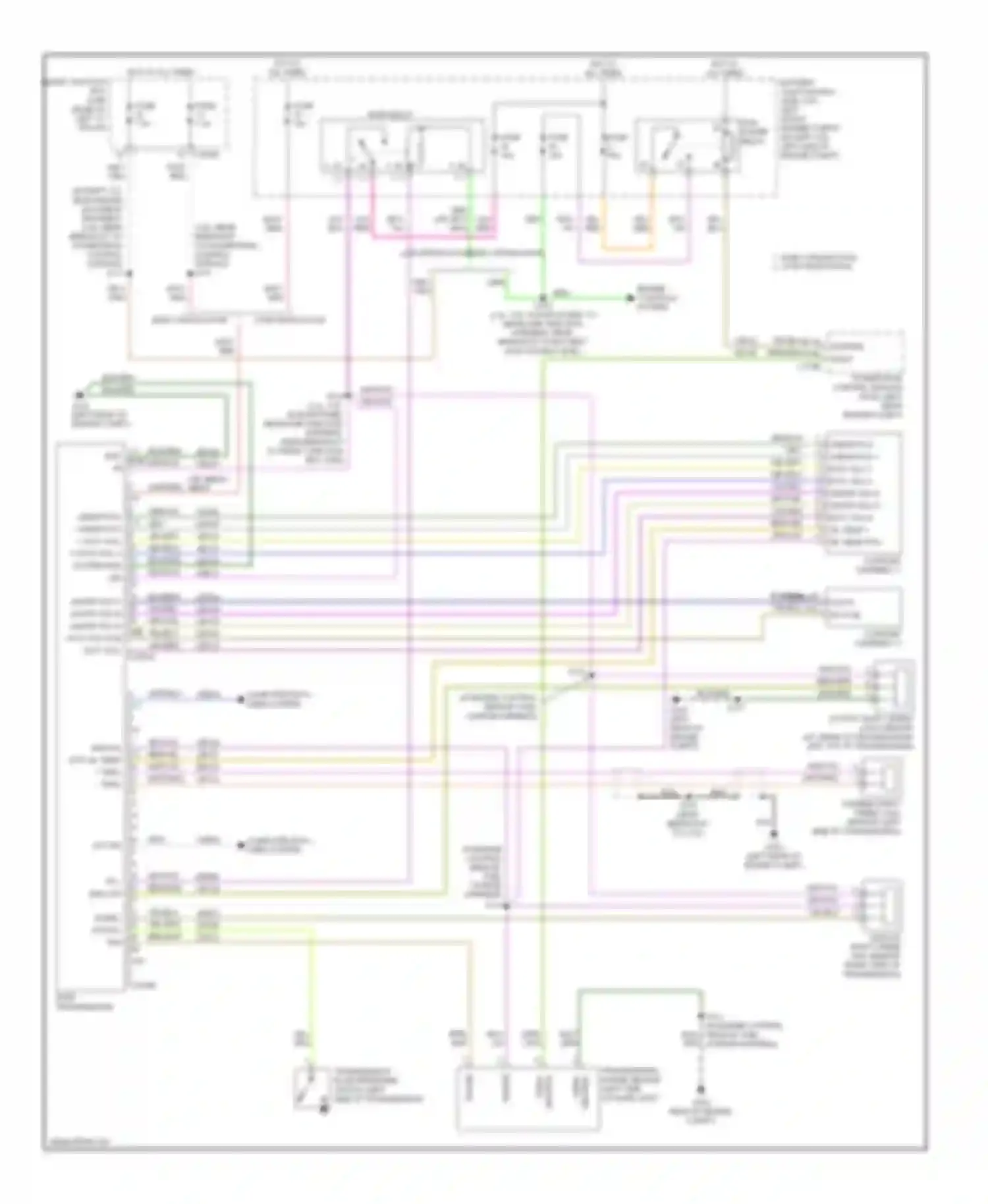 Wiring diagram fuse fuse for Lincoln MKZ I (2006-2009) (1 of 1)