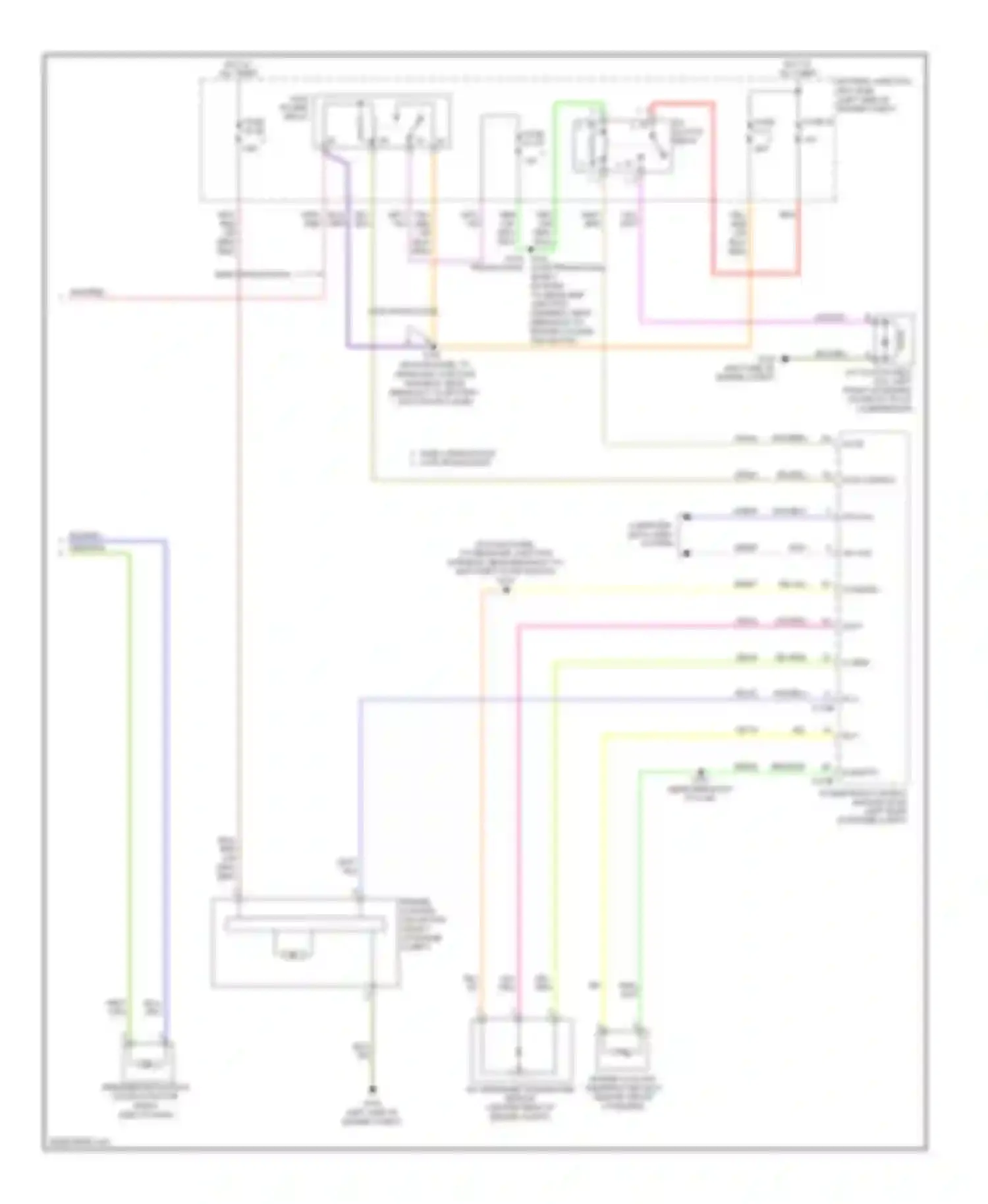 Wiring diagram grn for Lincoln MKZ I (2006-2009) (4 of 53)