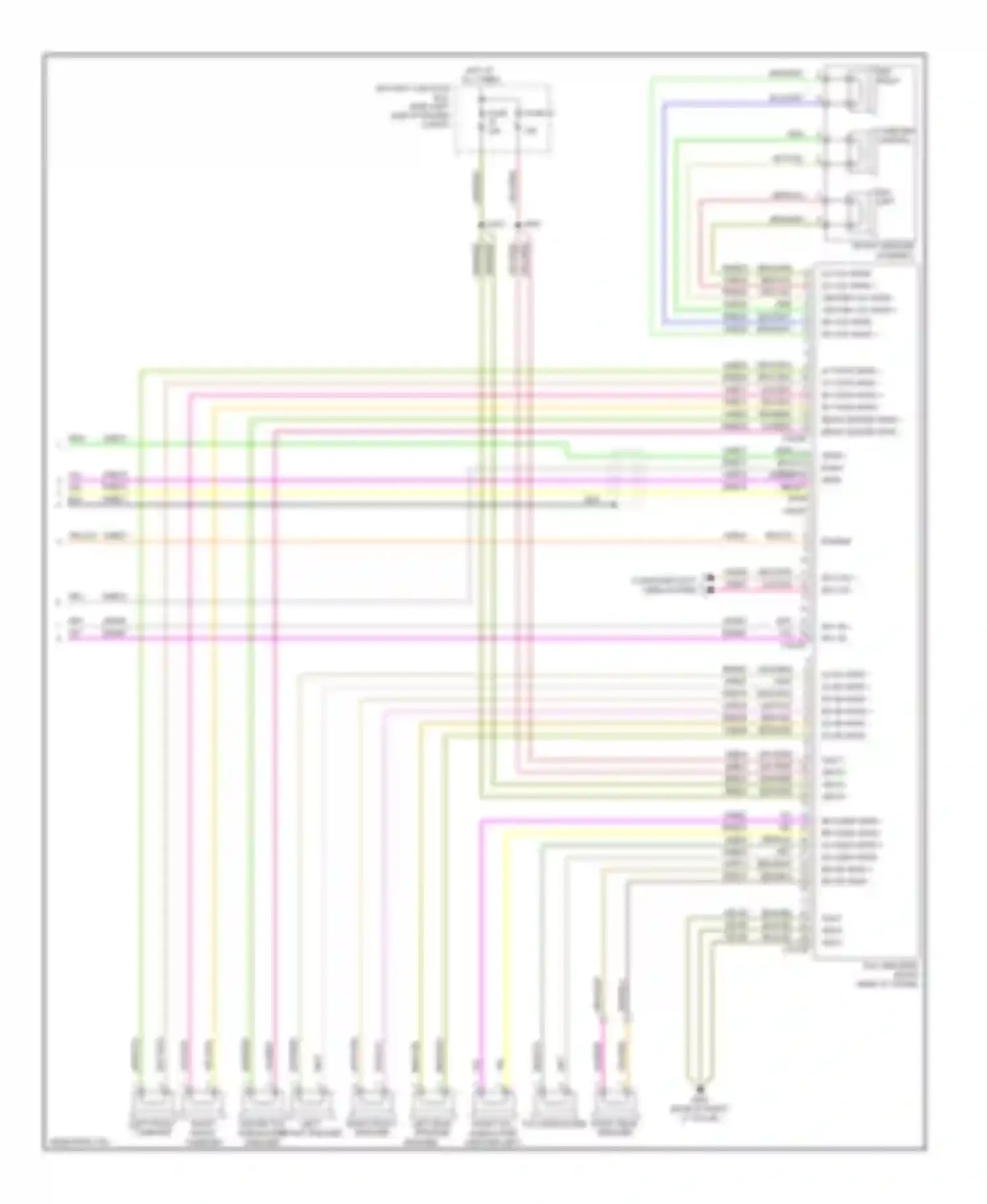 Wiring diagram grn/red for Lincoln MKZ I (2006-2009) (5 of 6)