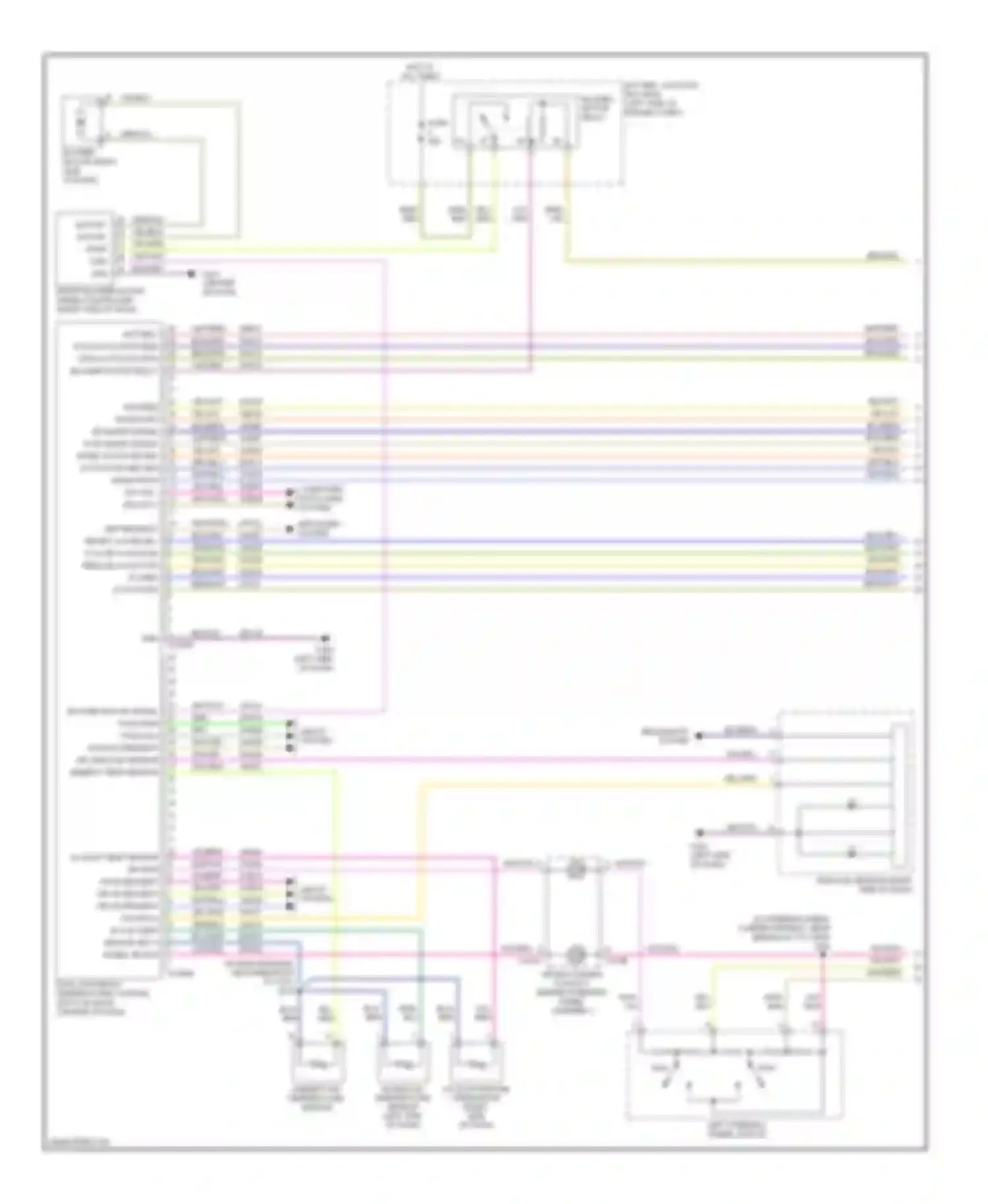 Wiring diagram gry/yel for Lincoln MKZ I (2006-2009) (1 of 25)