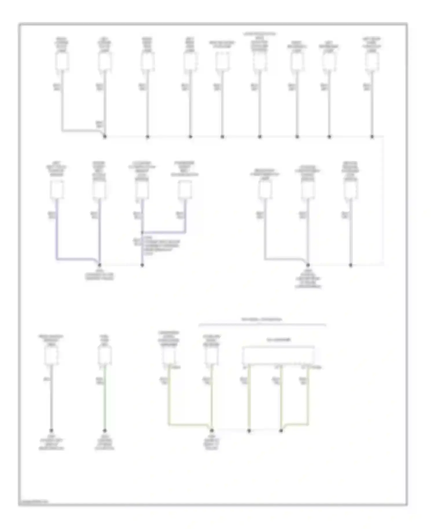 Wiring diagram high mounted stoplamp for Lincoln MKZ I (2006-2009) (1 of 1)