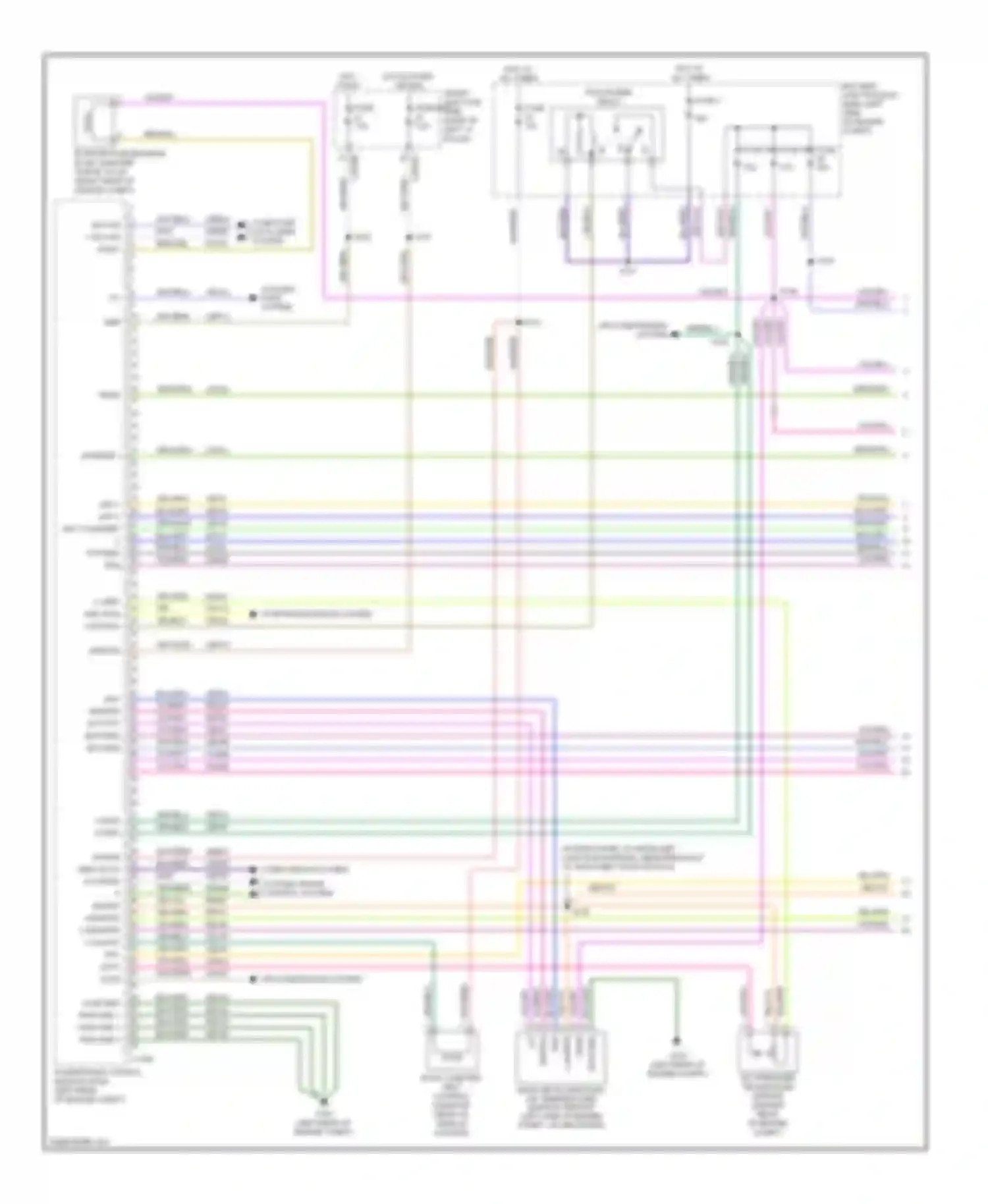 Wiring diagram hs can + hs can - evmv for Lincoln MKZ I (2006-2009) (1 of 1)