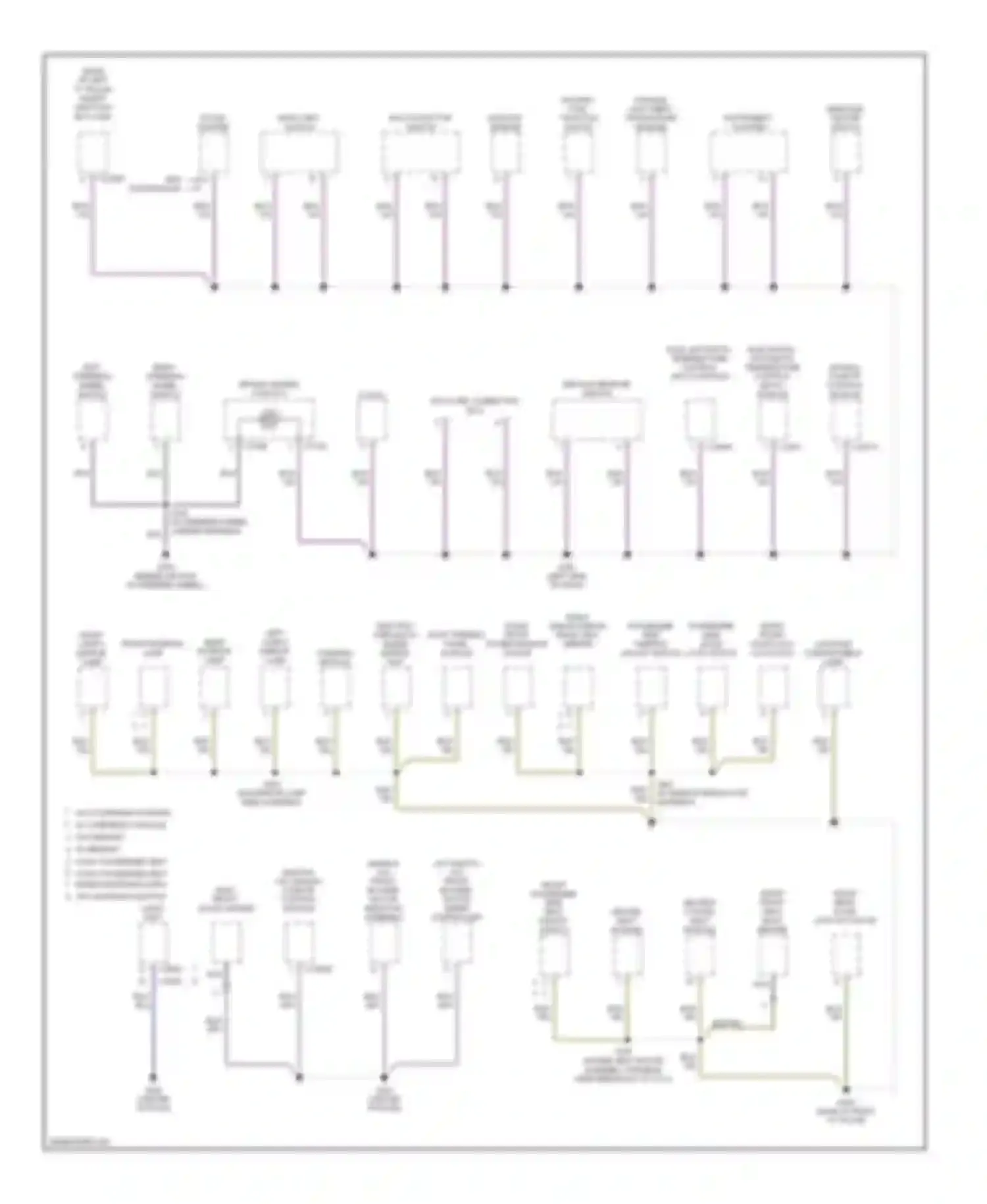 Wiring diagram instrument cluster for Lincoln MKZ I (2006-2009) (5 of 15)