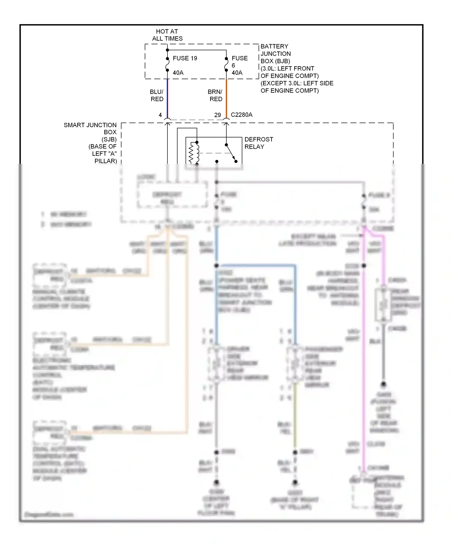 Lincoln MKZ I (2006-2009) org/ wiring diagram  (14 of 33)