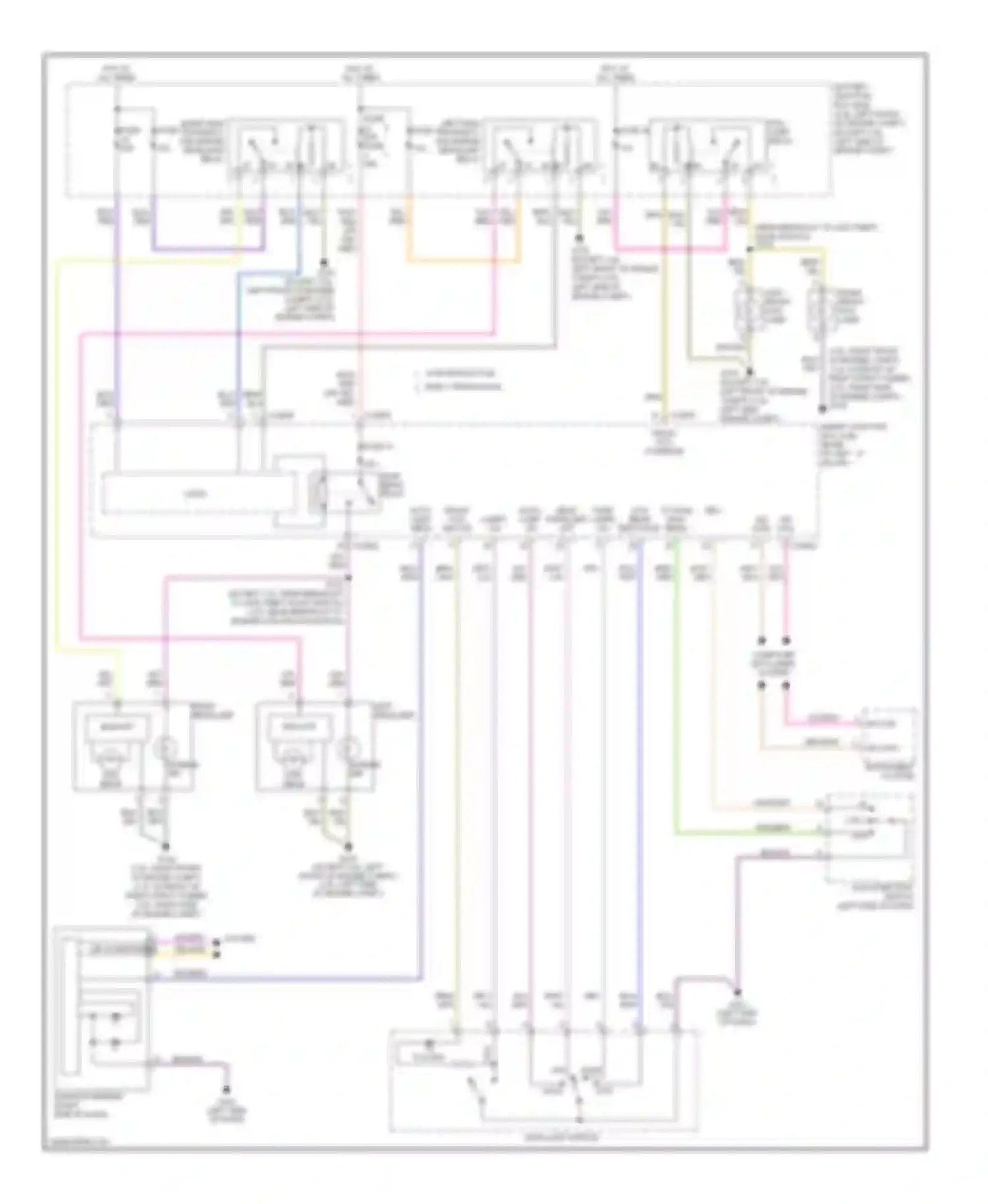 Wiring diagram red for Lincoln MKZ I (2006-2009) (15 of 39)