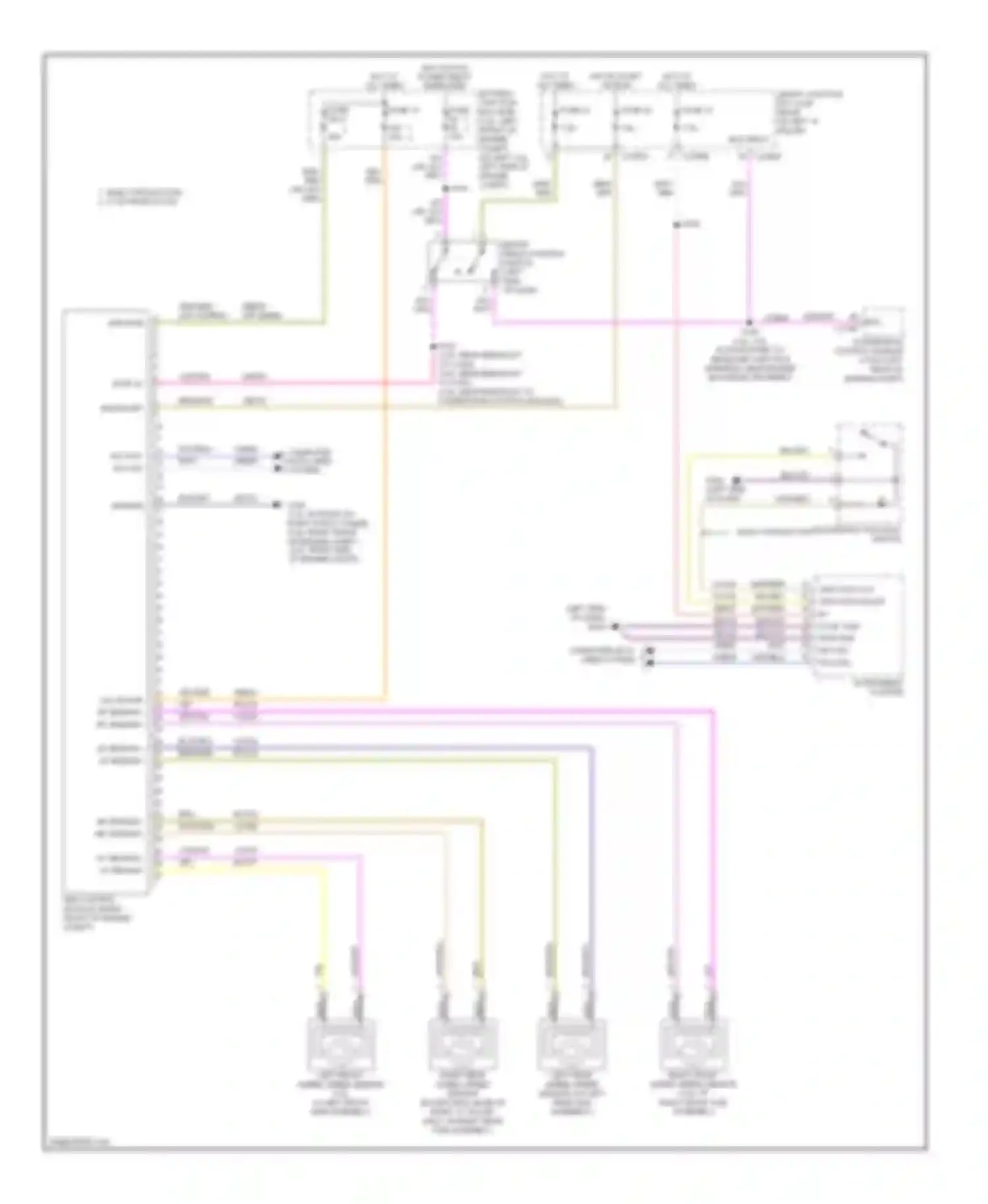 Wiring diagram yel/gry for Lincoln MKZ I (2006-2009) (1 of 16)
