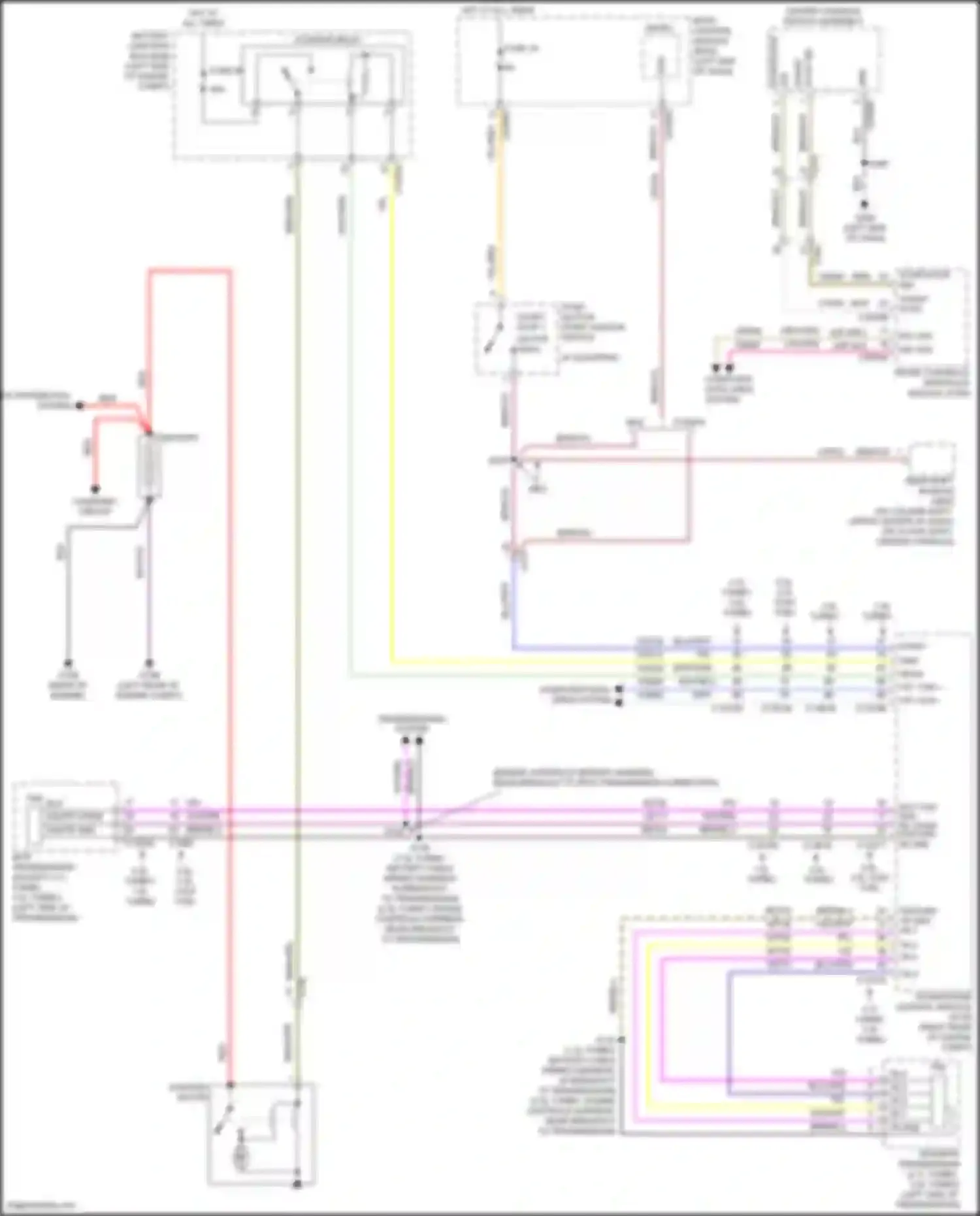 Wiring diagram 2.5l, 2.5l flex fuel for Lincoln MKZ II facelift (2016-2020) (10 of 12)