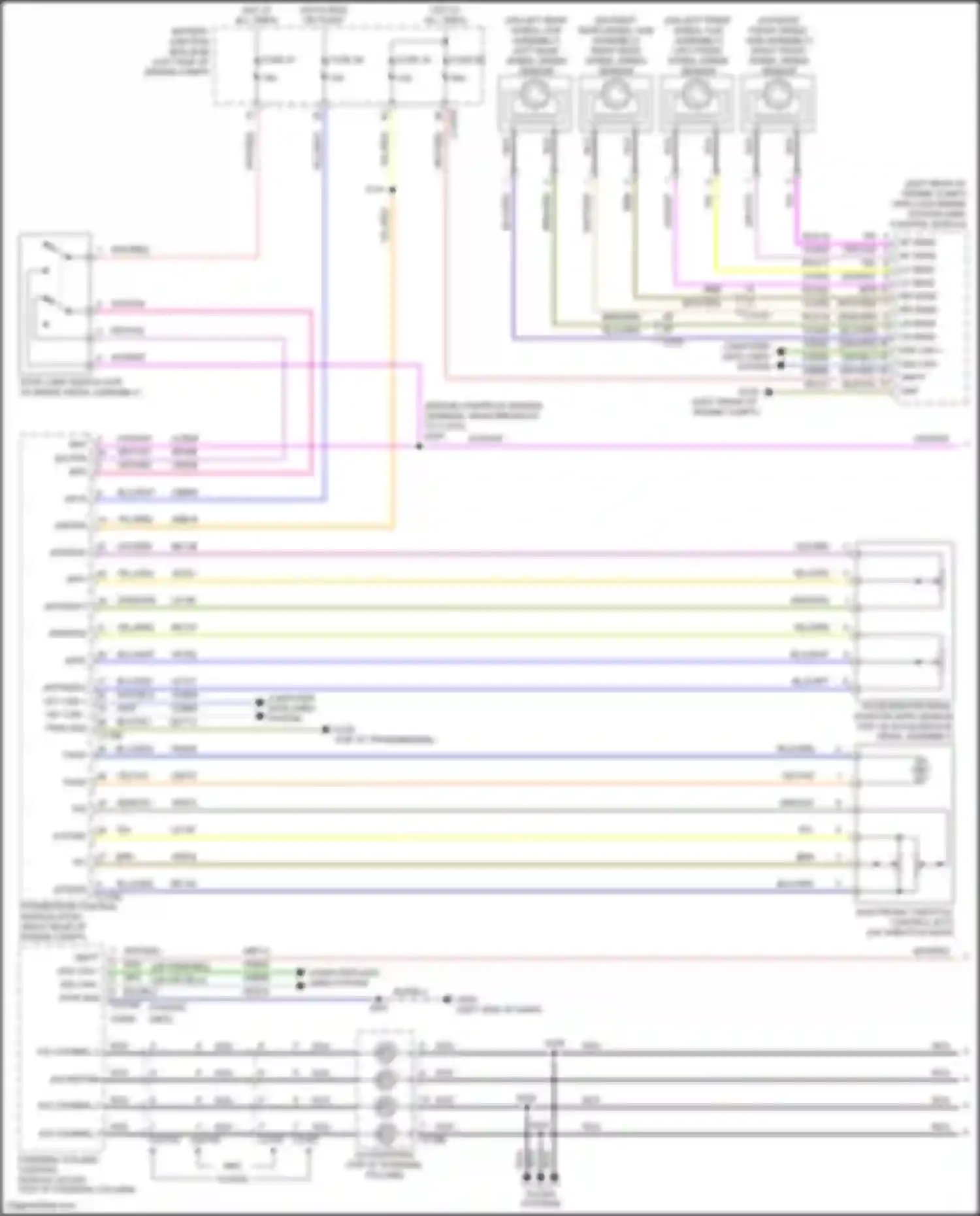 Wiring diagram a/d channel 2 for Lincoln MKZ II facelift (2016-2020) (3 of 6)