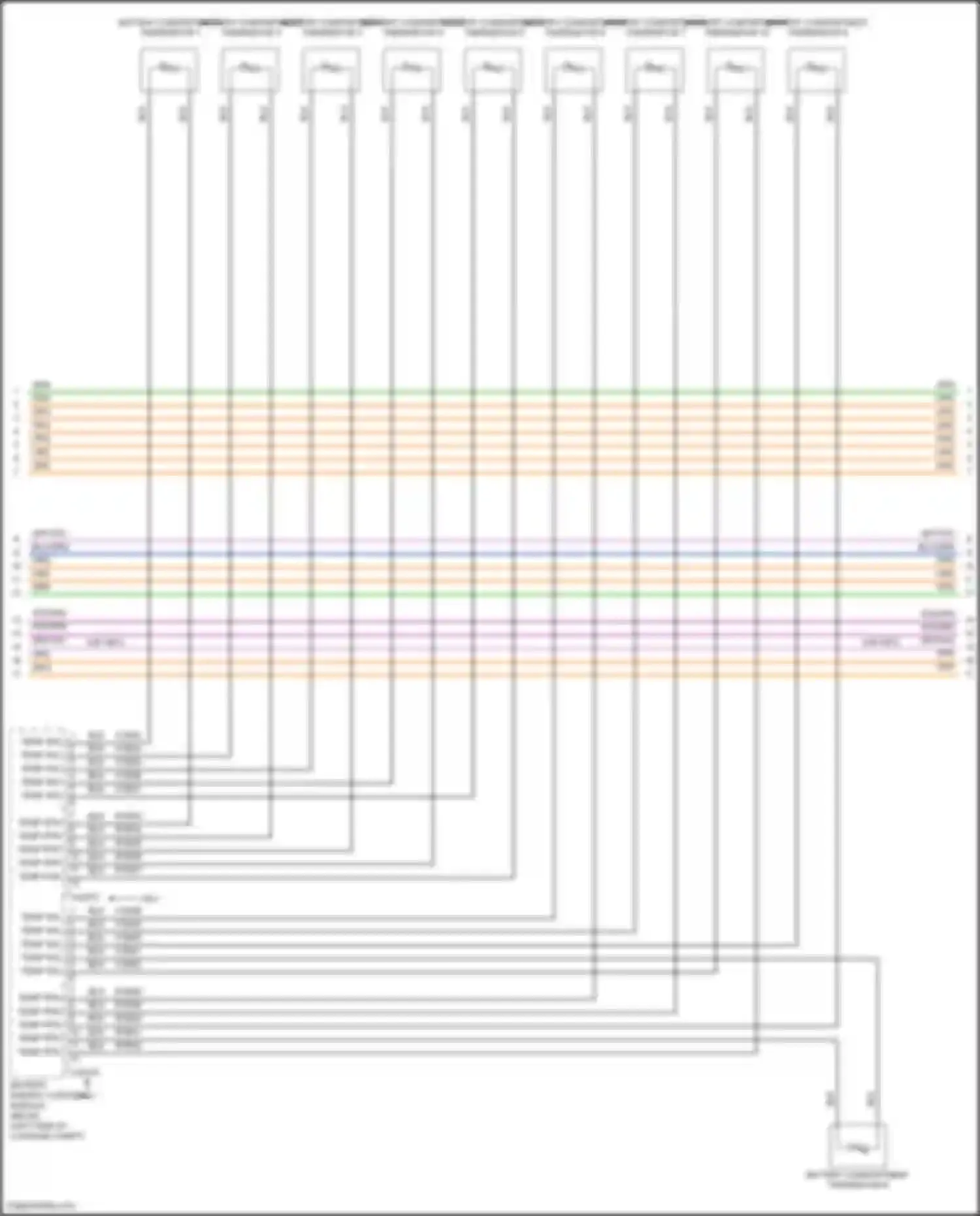 Wiring diagram battery compartment thermistor 1 for Lincoln MKZ II facelift (2016-2020) (1 of 2)
