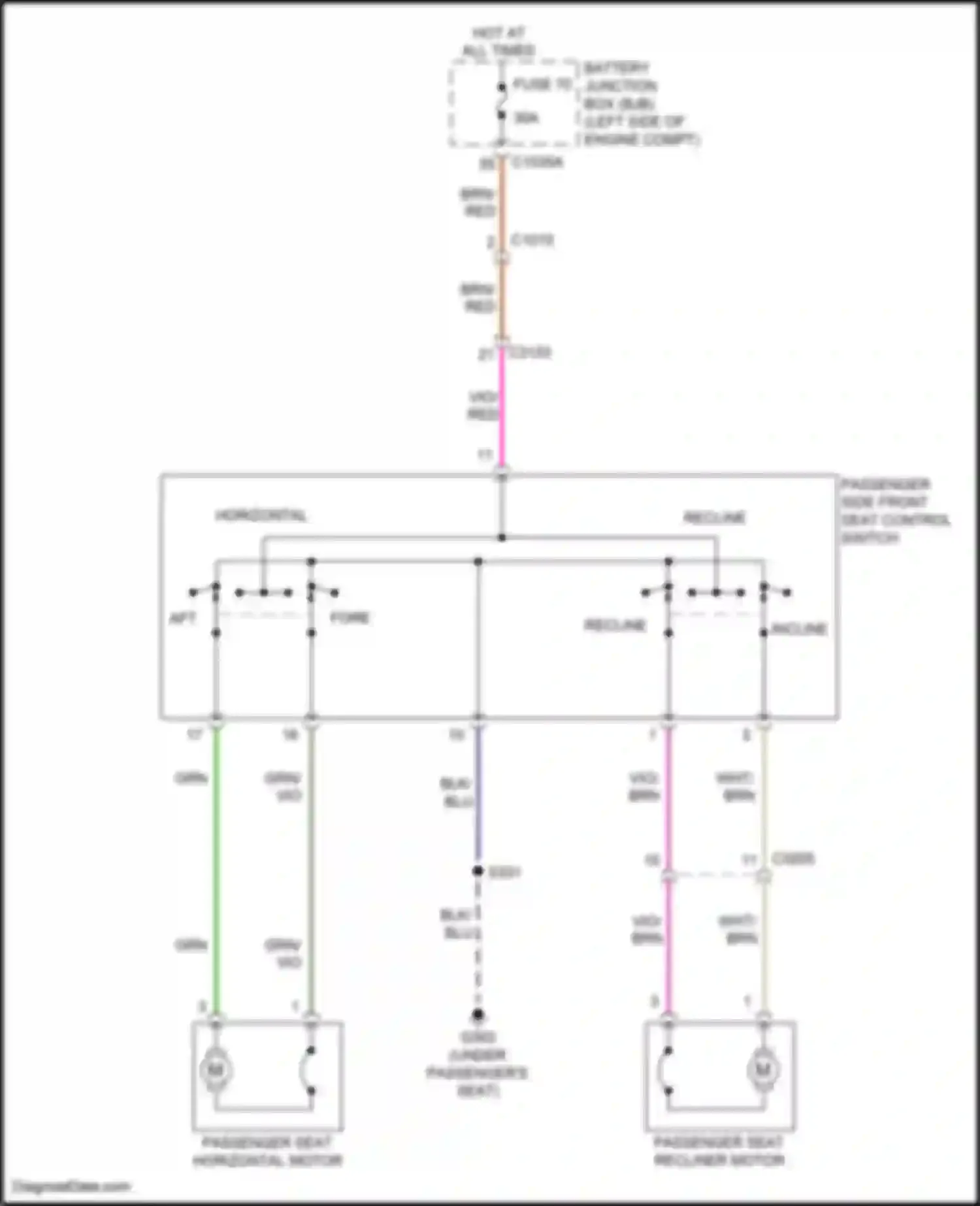 Wiring diagram blk for Lincoln MKZ II facelift (2016-2020) (47 of 68)