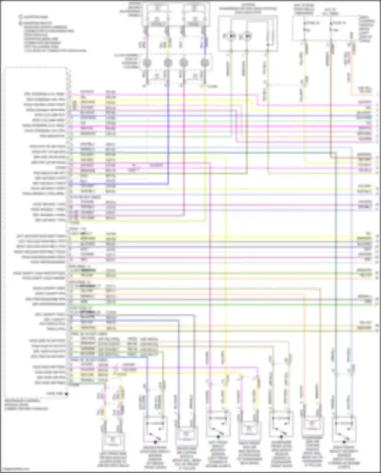 Wiring diagram clock- spring for Lincoln MKZ II facelift (2016-2020) (1 of 3)