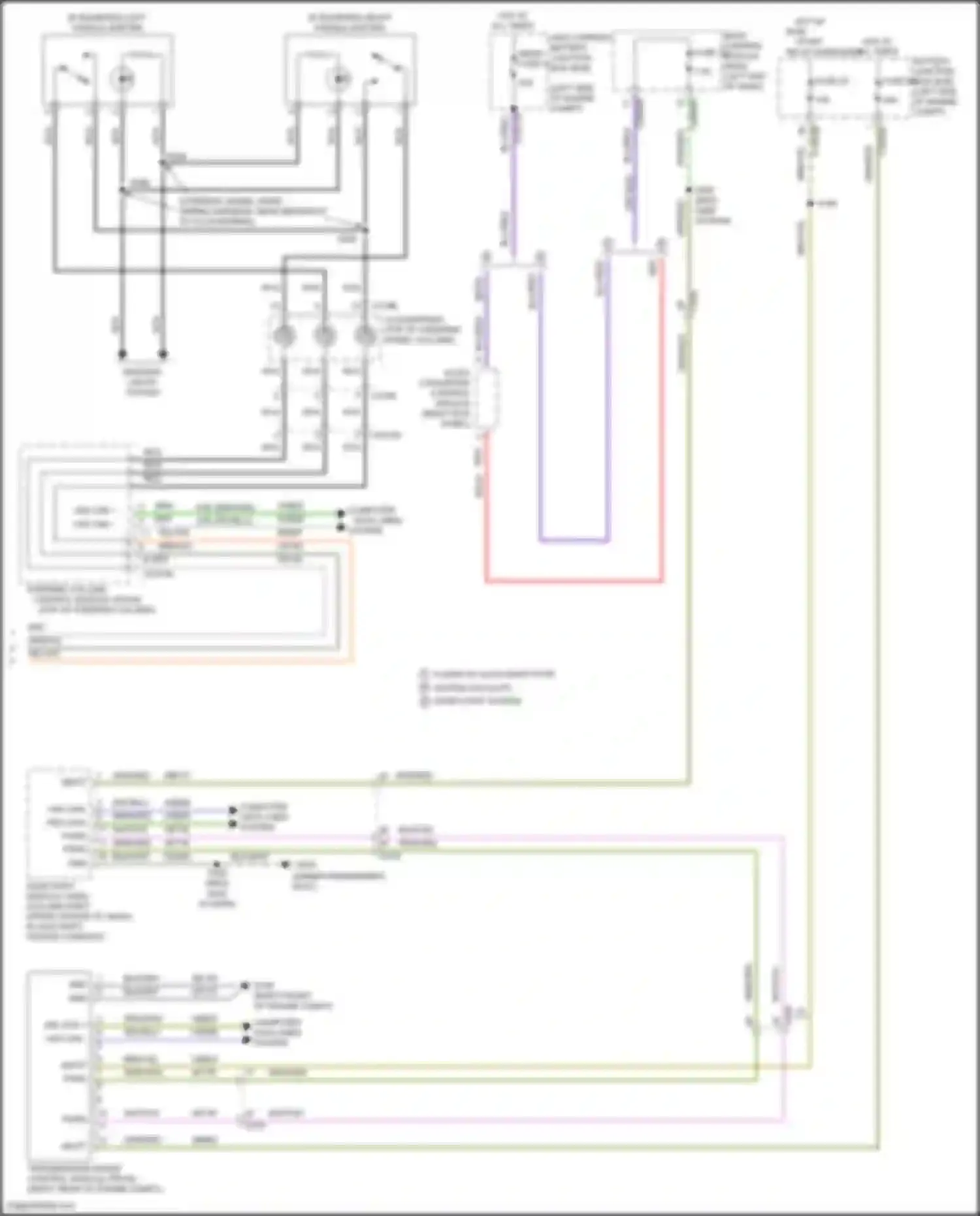 Wiring diagram computer data lines for Lincoln MKZ II facelift (2016-2020) (1 of 4)